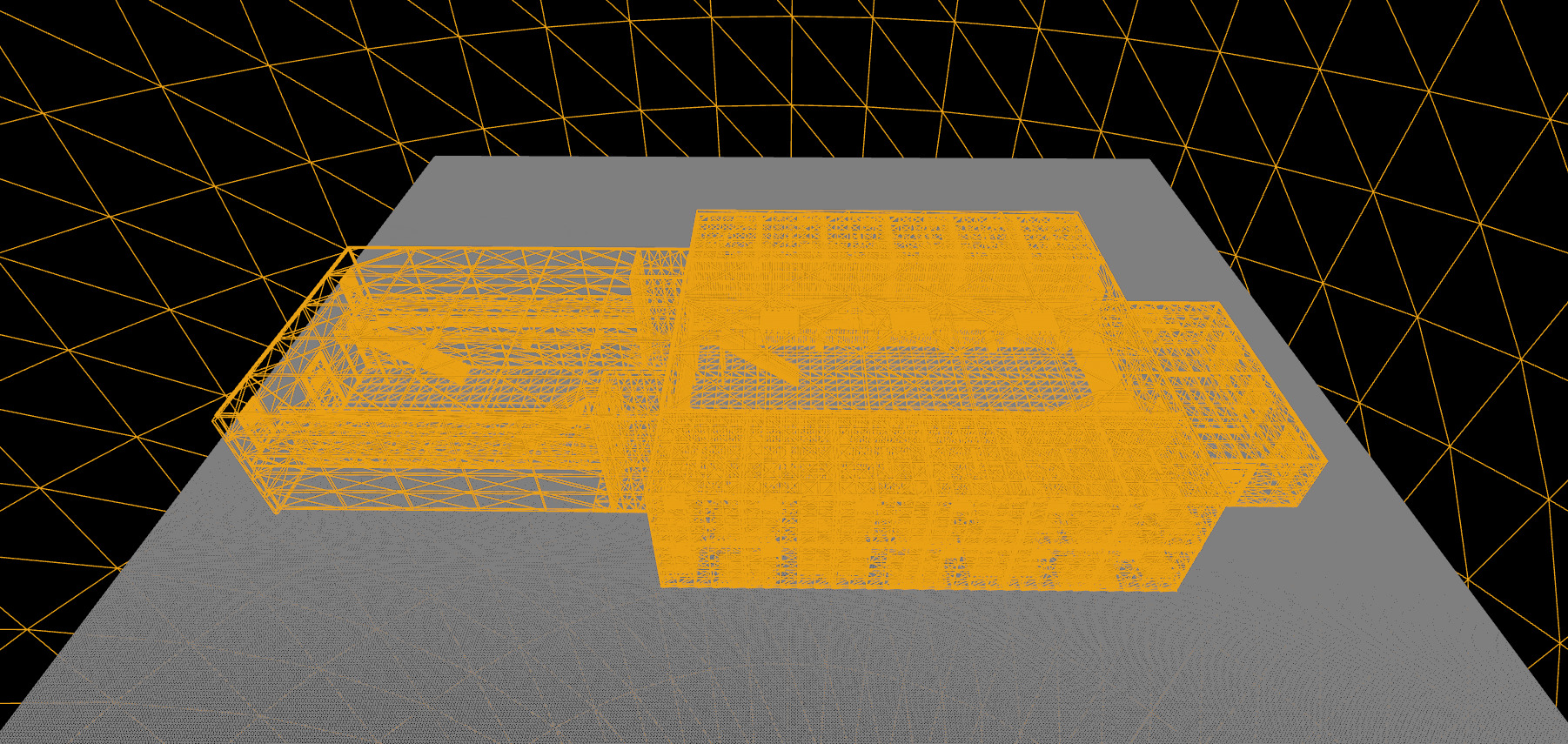 The Darkcell Prison Silent Wards 24 Cell 2 Storey Facility 3D model_34