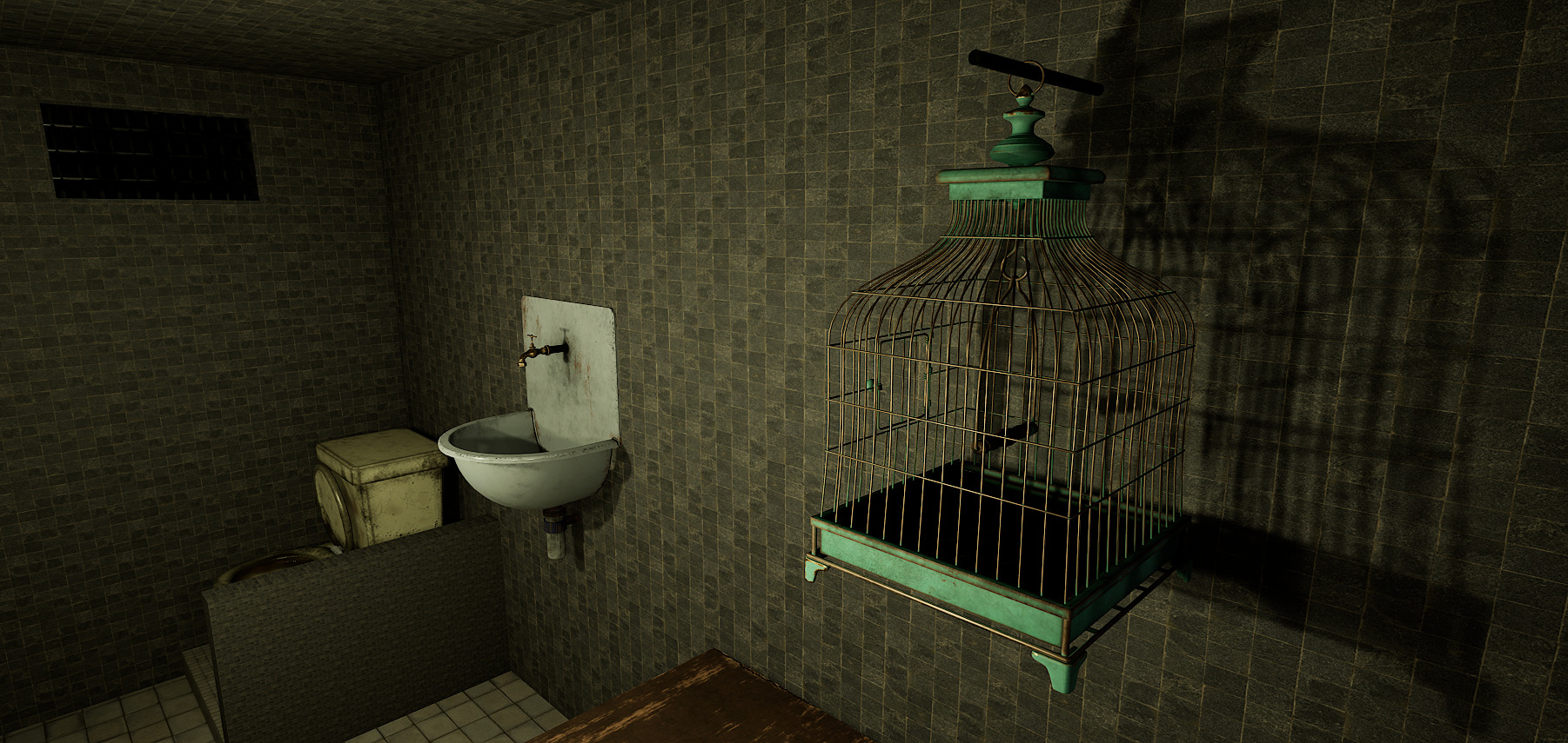 The Darkcell Prison Silent Wards 24 Cell 2 Storey Facility 3D model_13