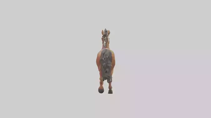 Horse keychain model