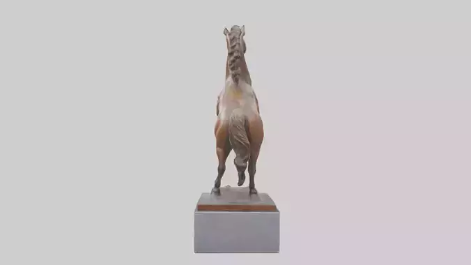 Horse Memorial statue model