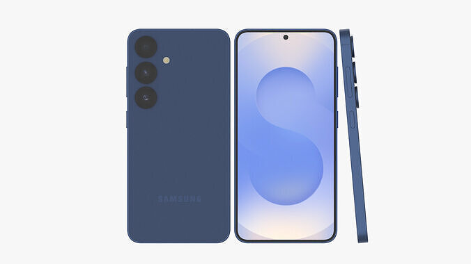 Galaxy S25 Navy Low-poly 3D model
