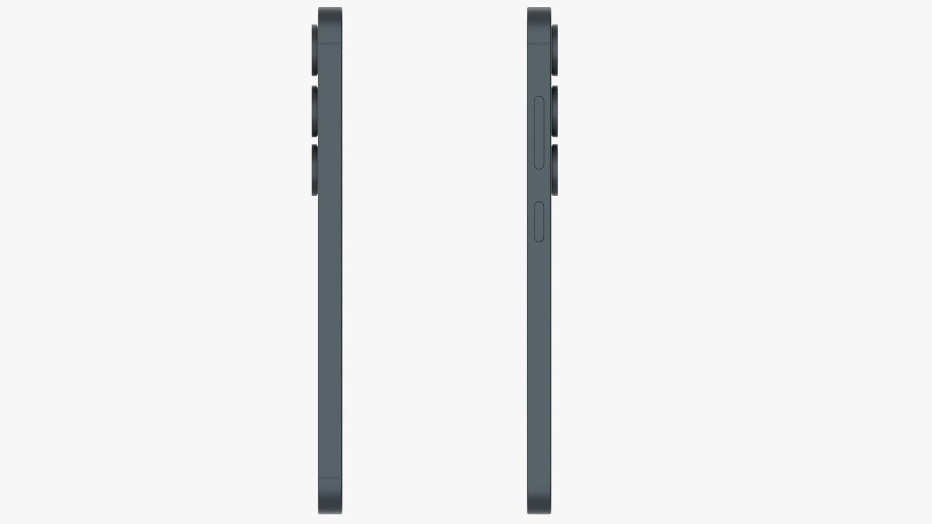 Galaxy S25 Blueblack Low-poly 3D model_2