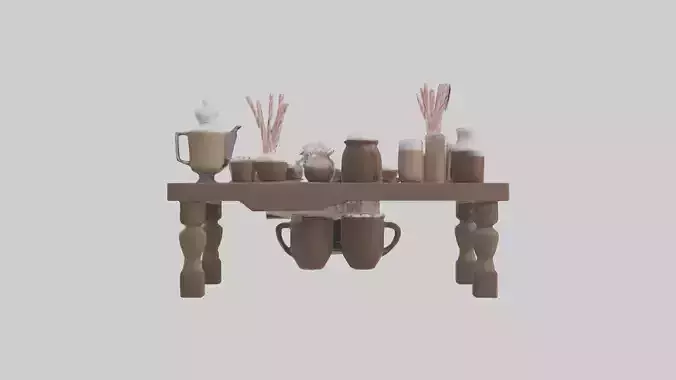 Hot Cocoa Bar Setup model