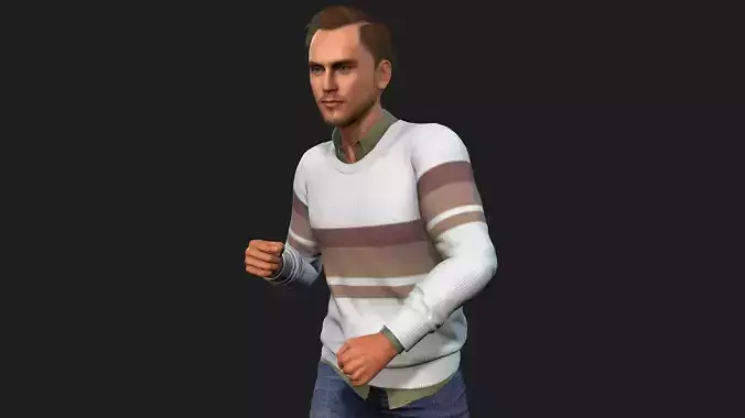 Stylish Handsome Man