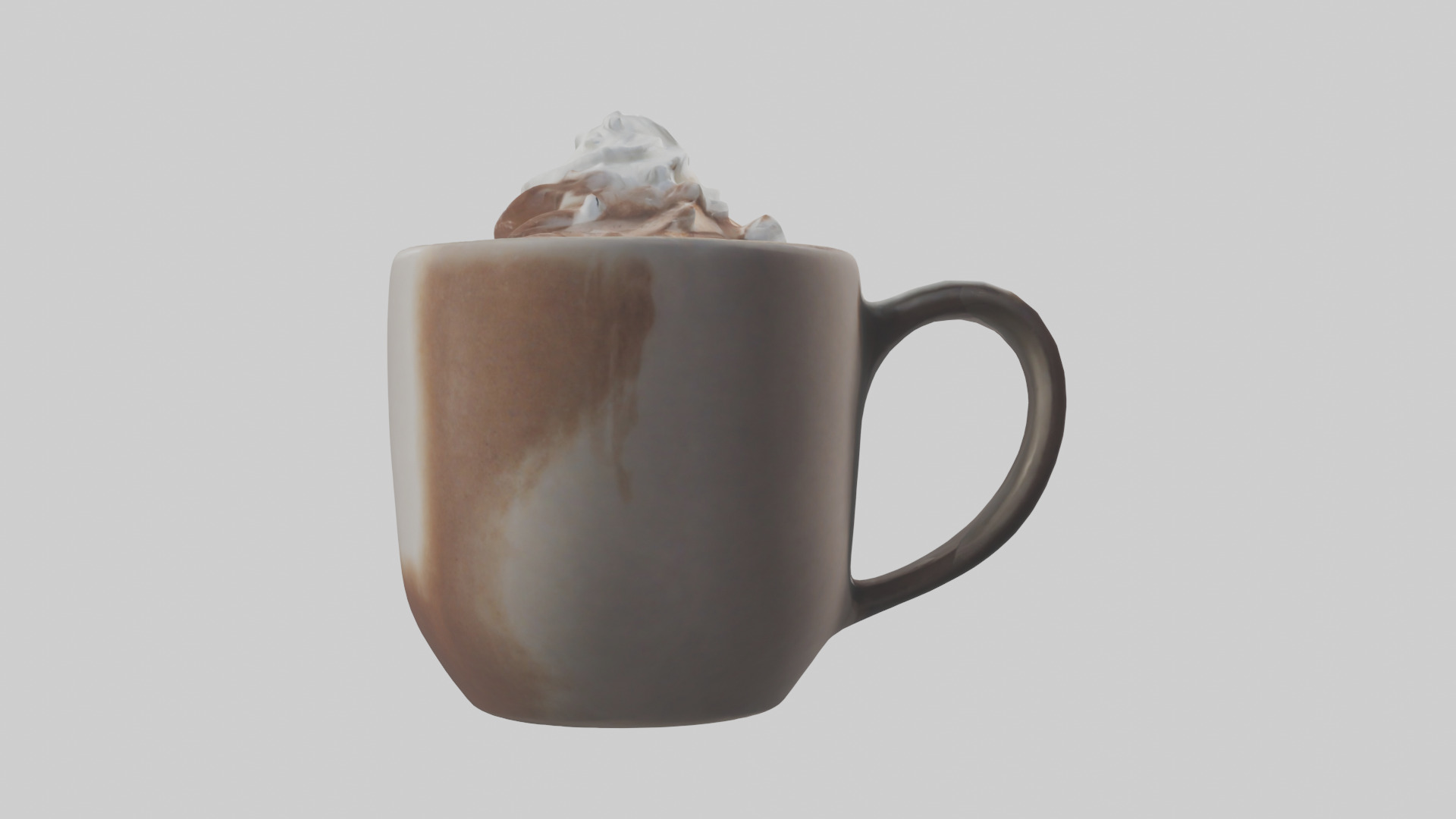 Hot Cocoa Mug model Low-poly 3D model_13