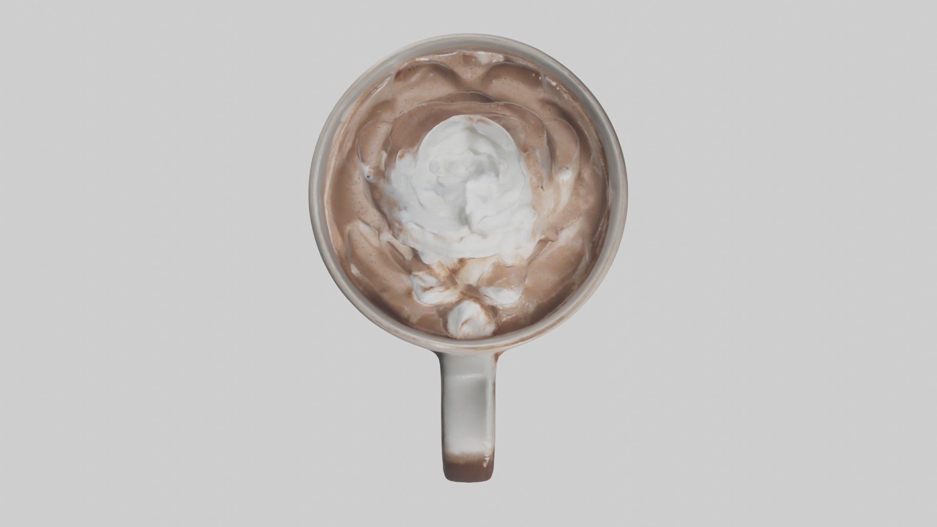 Hot Cocoa Mug model Low-poly 3D model_14
