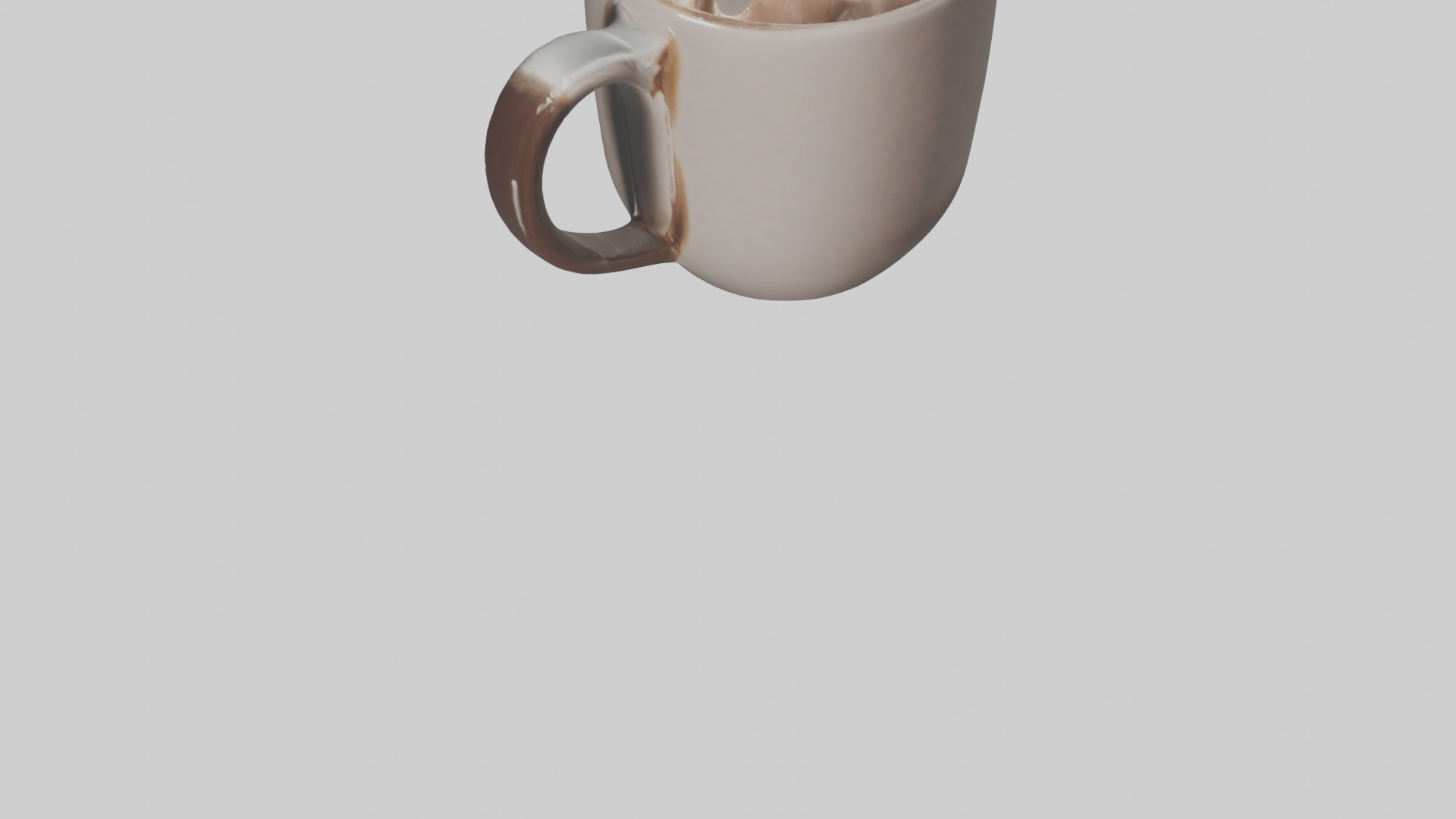 Hot Cocoa Mug model Low-poly 3D model_5