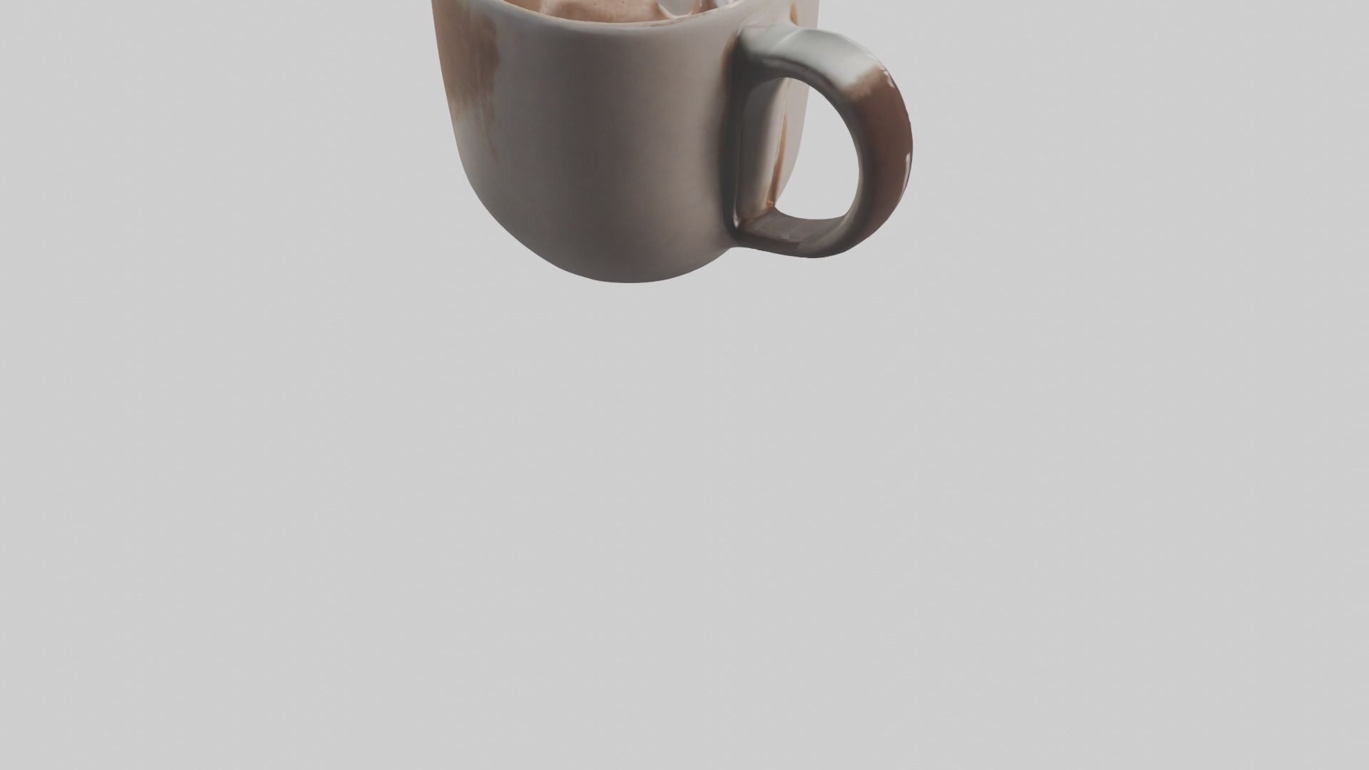 Hot Cocoa Mug model Low-poly 3D model_6