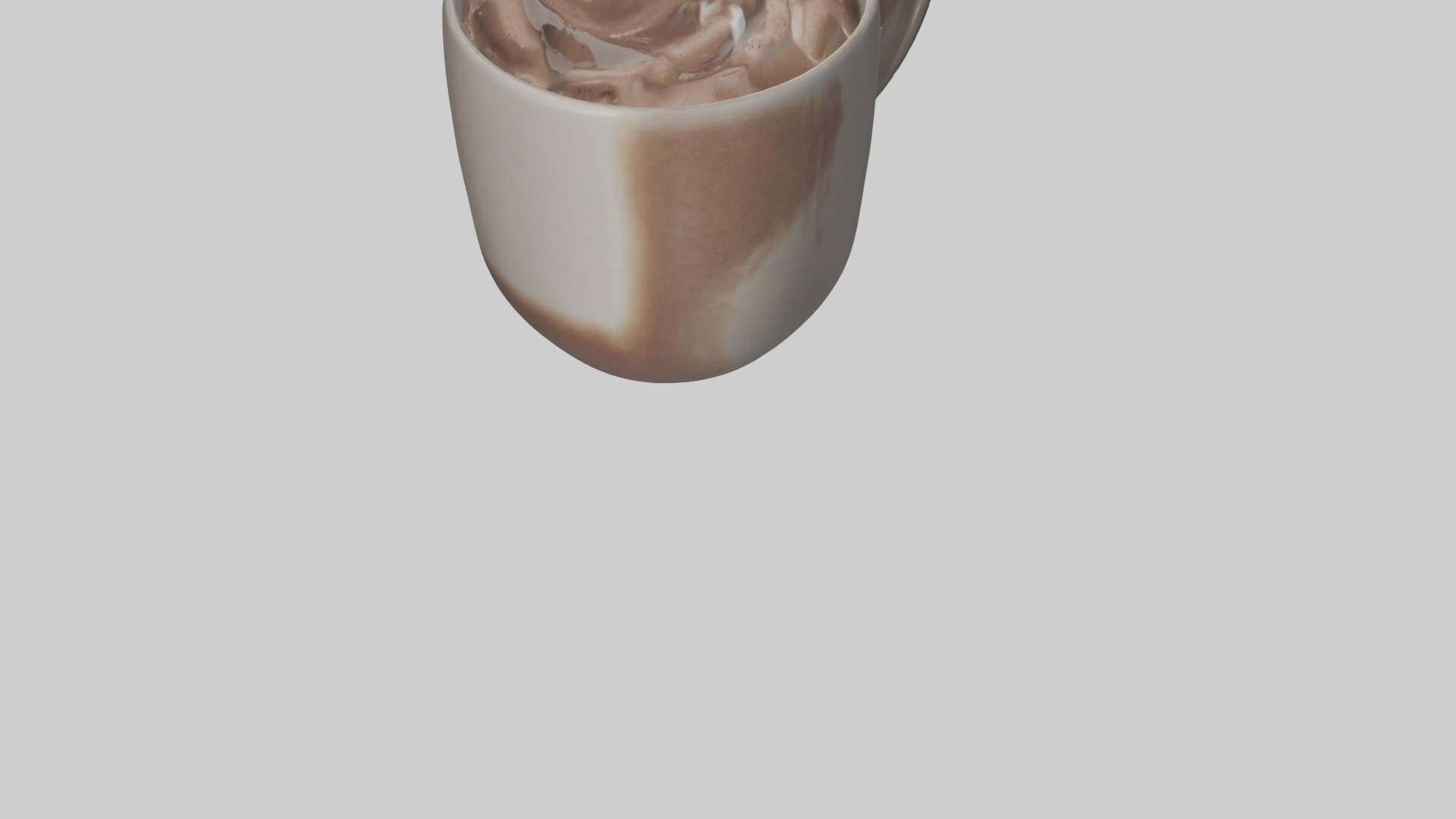 Hot Cocoa Mug model Low-poly 3D model_4