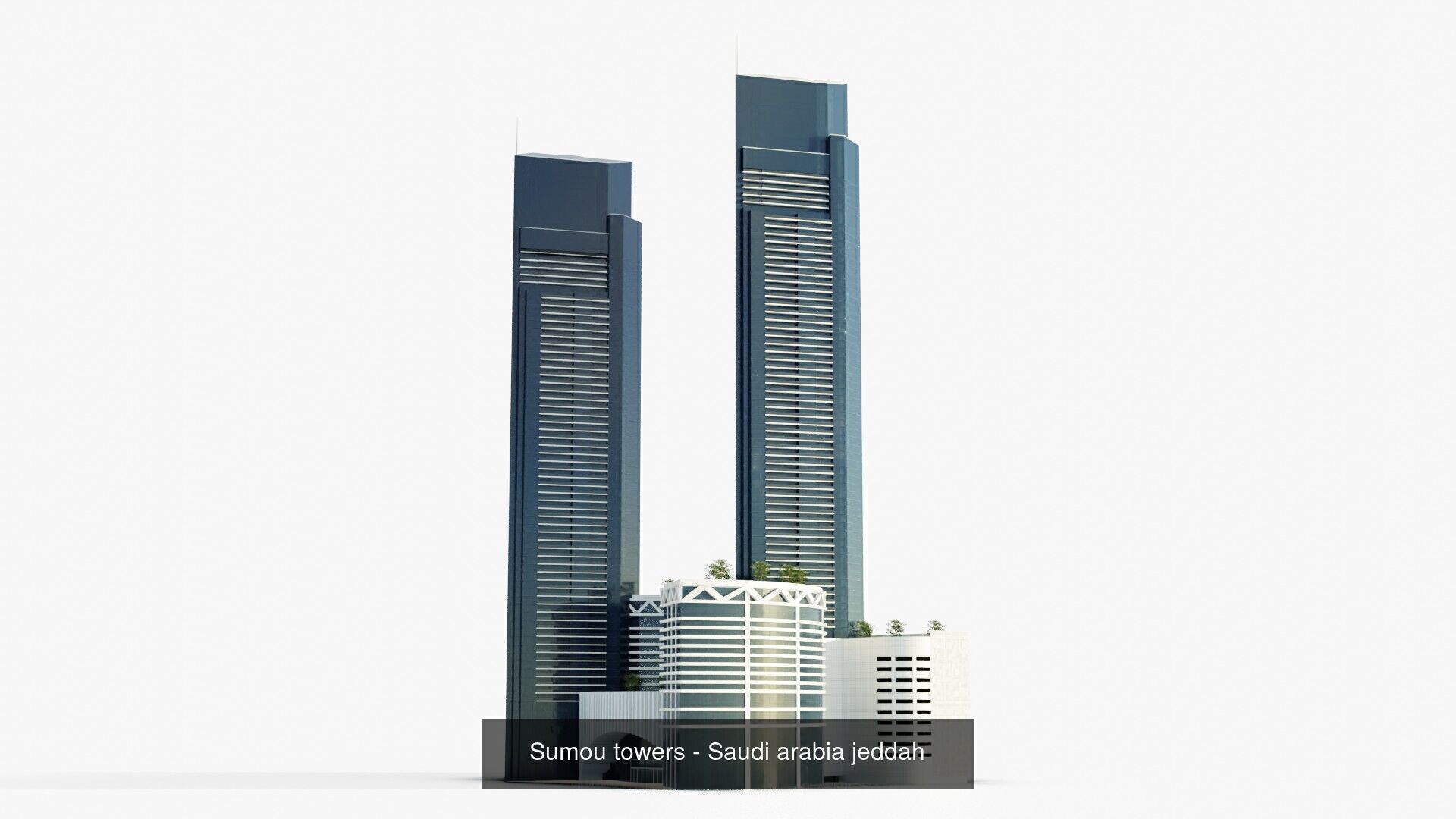 Saudi arabia tallest buildings 3D model_4