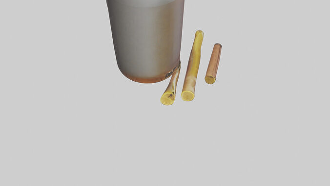 Hot toddy model Low-poly 3D model 5