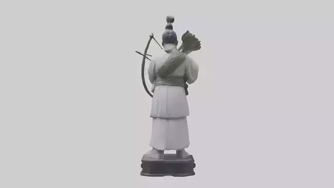 Hou Yi statue model