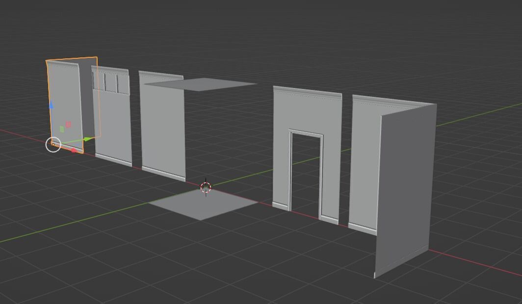 PBR Modular Walls Pack Low-poly 3D model Low-poly 3D model_8