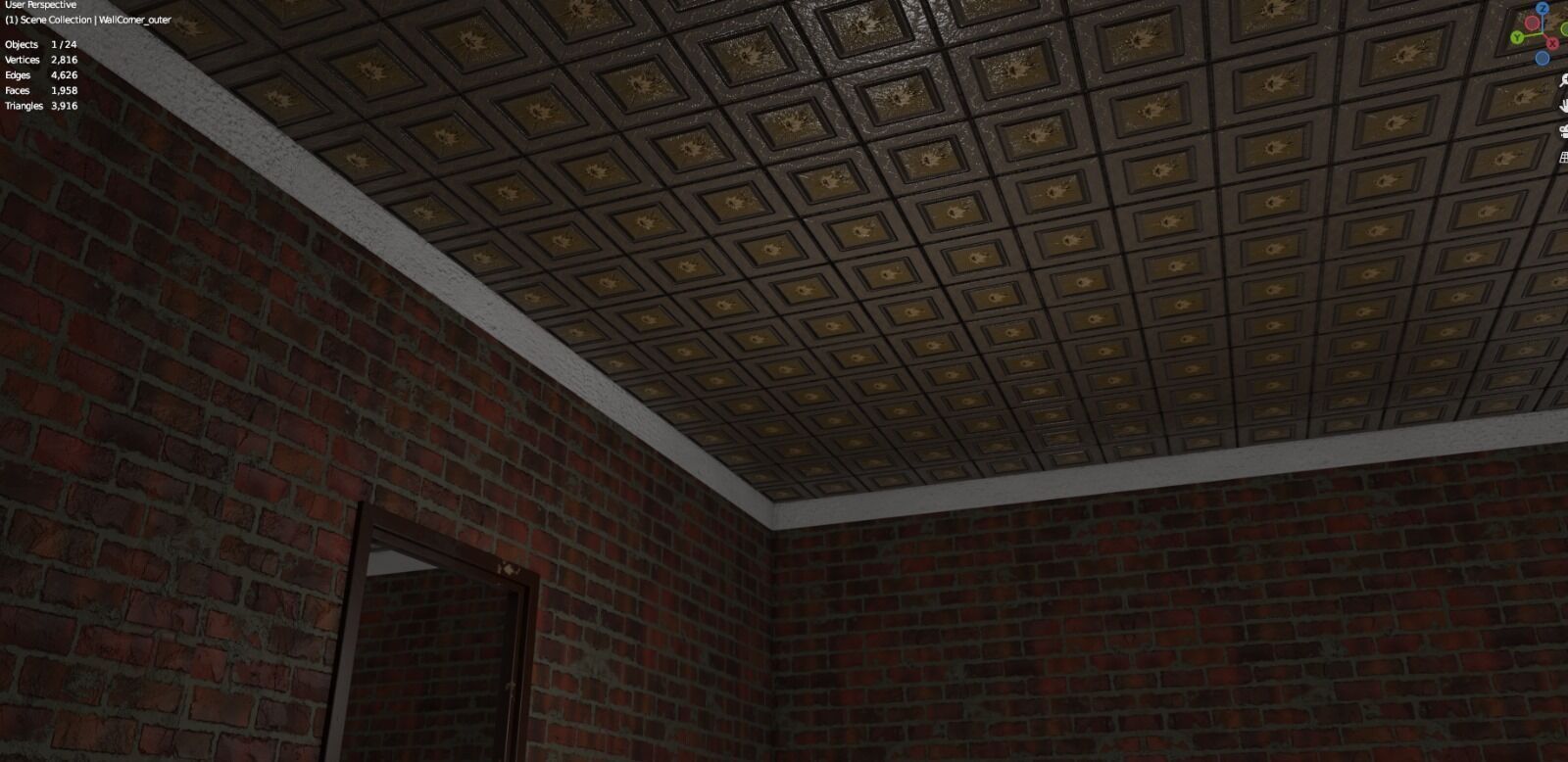 PBR Modular Walls Pack Low-poly 3D model Low-poly 3D model_3