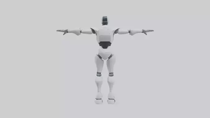 Hovering Robot statue model