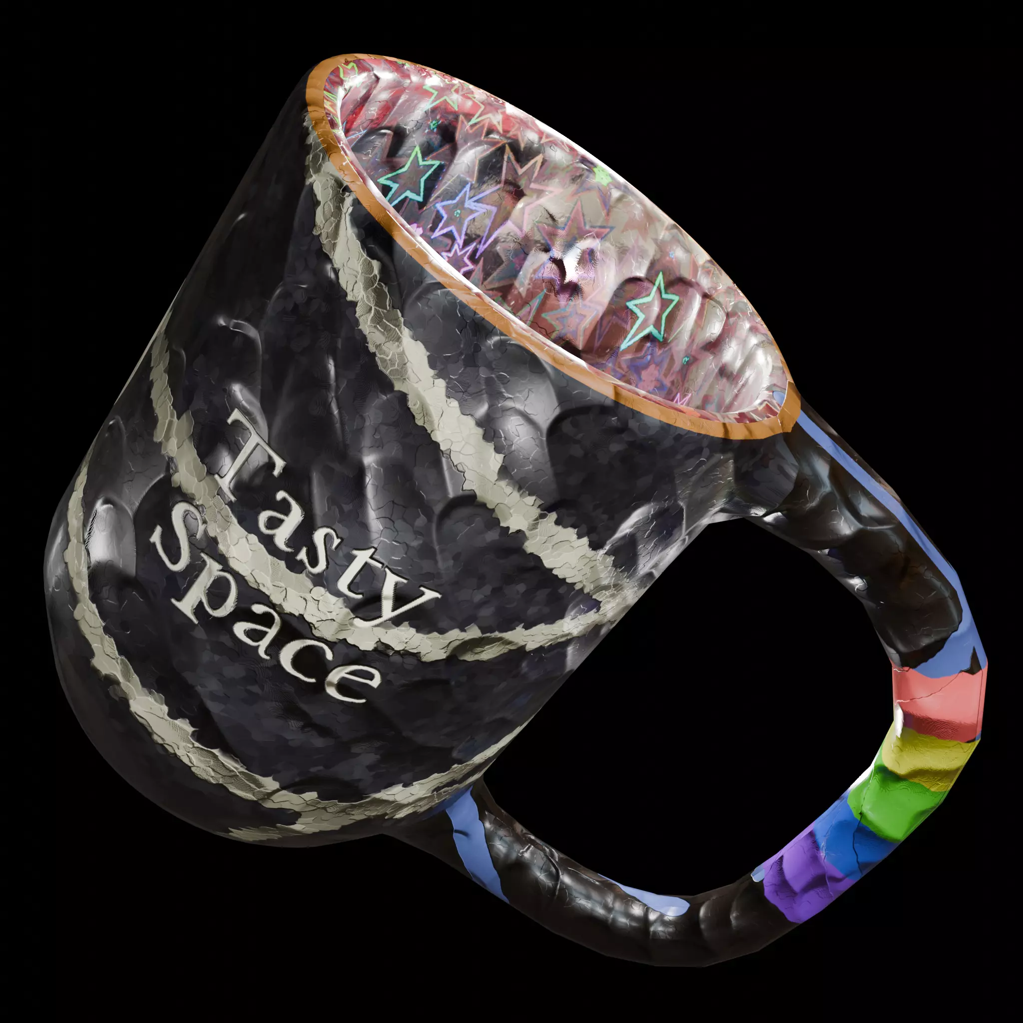 Gay Space Mug - GameReady filmReady Low-poly 3D model