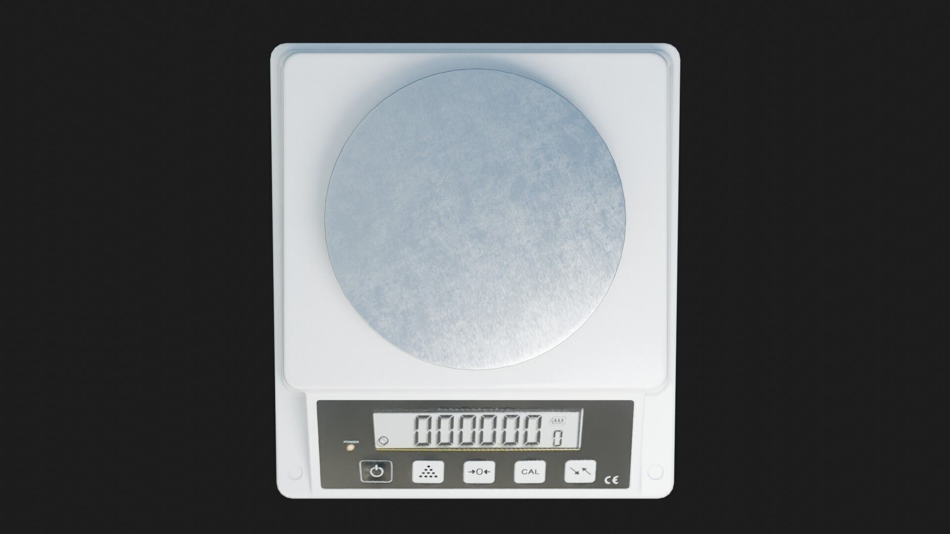 Laboratory Measurement Scale Low-poly 3D model_9