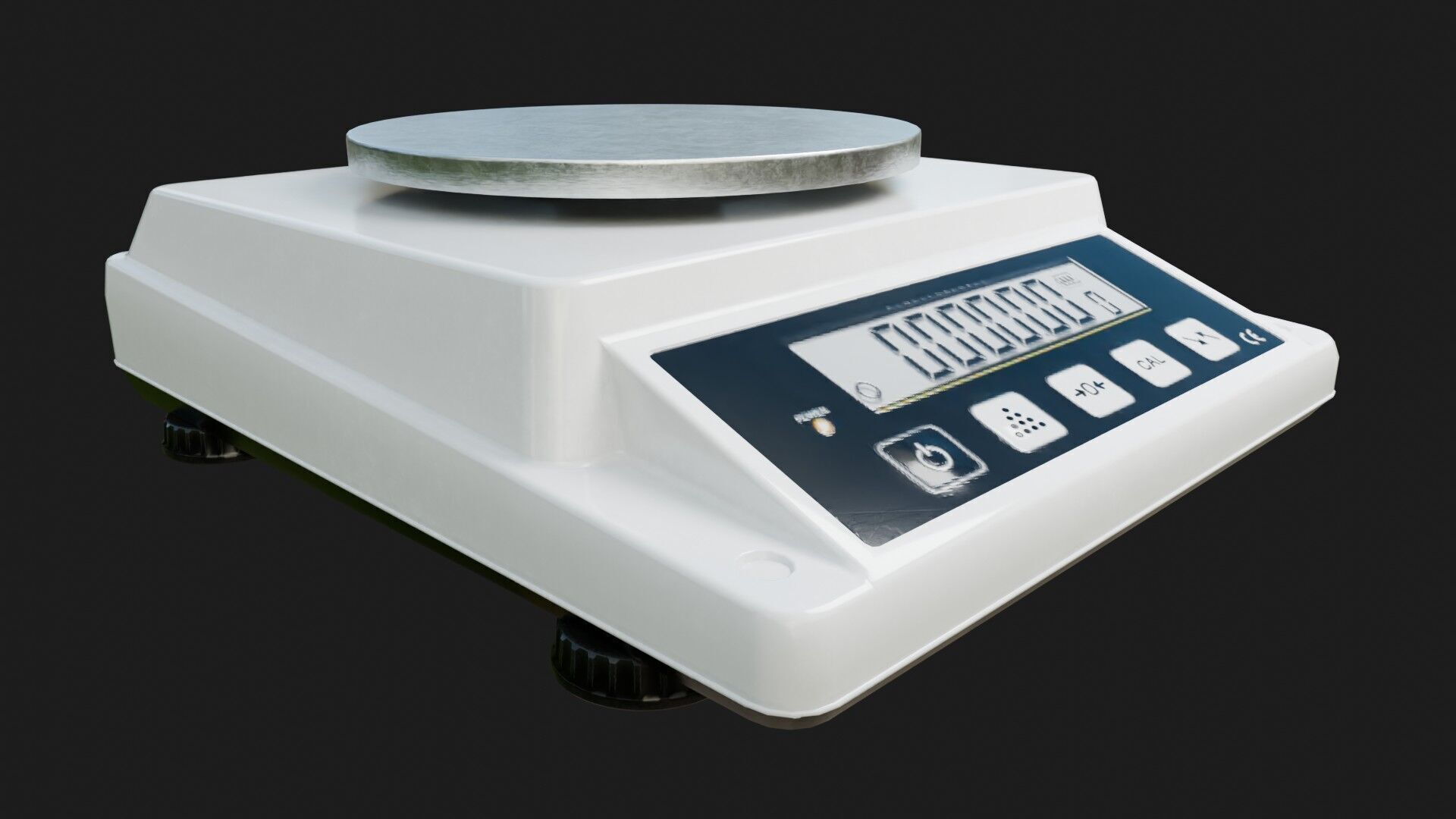 Laboratory Measurement Scale Low-poly 3D model_6
