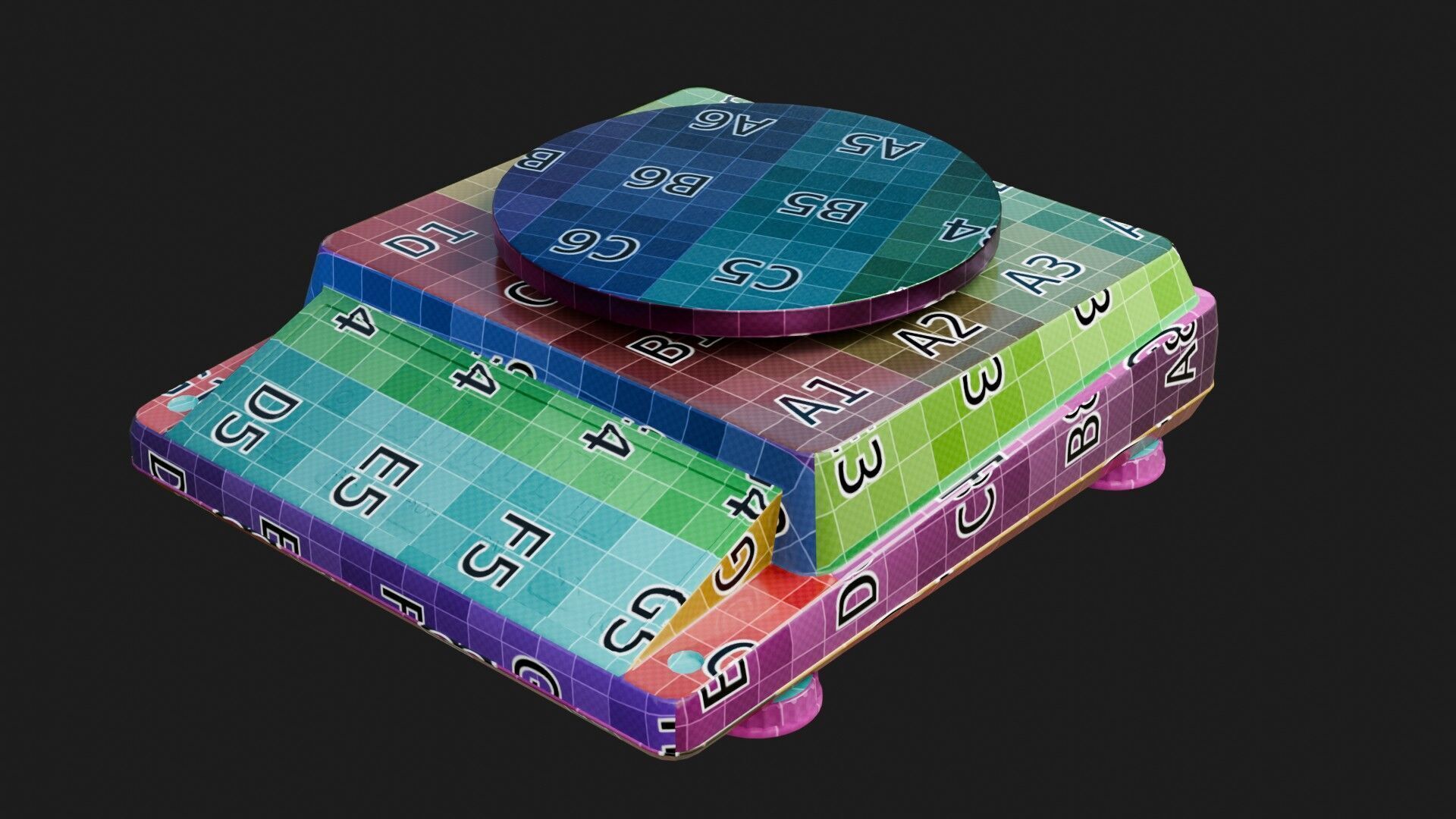 Laboratory Measurement Scale Low-poly 3D model_1