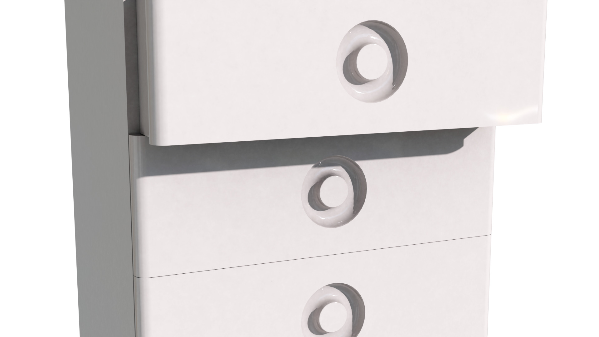 Chest Of Drawers 3D Model Low-poly 3D model_2