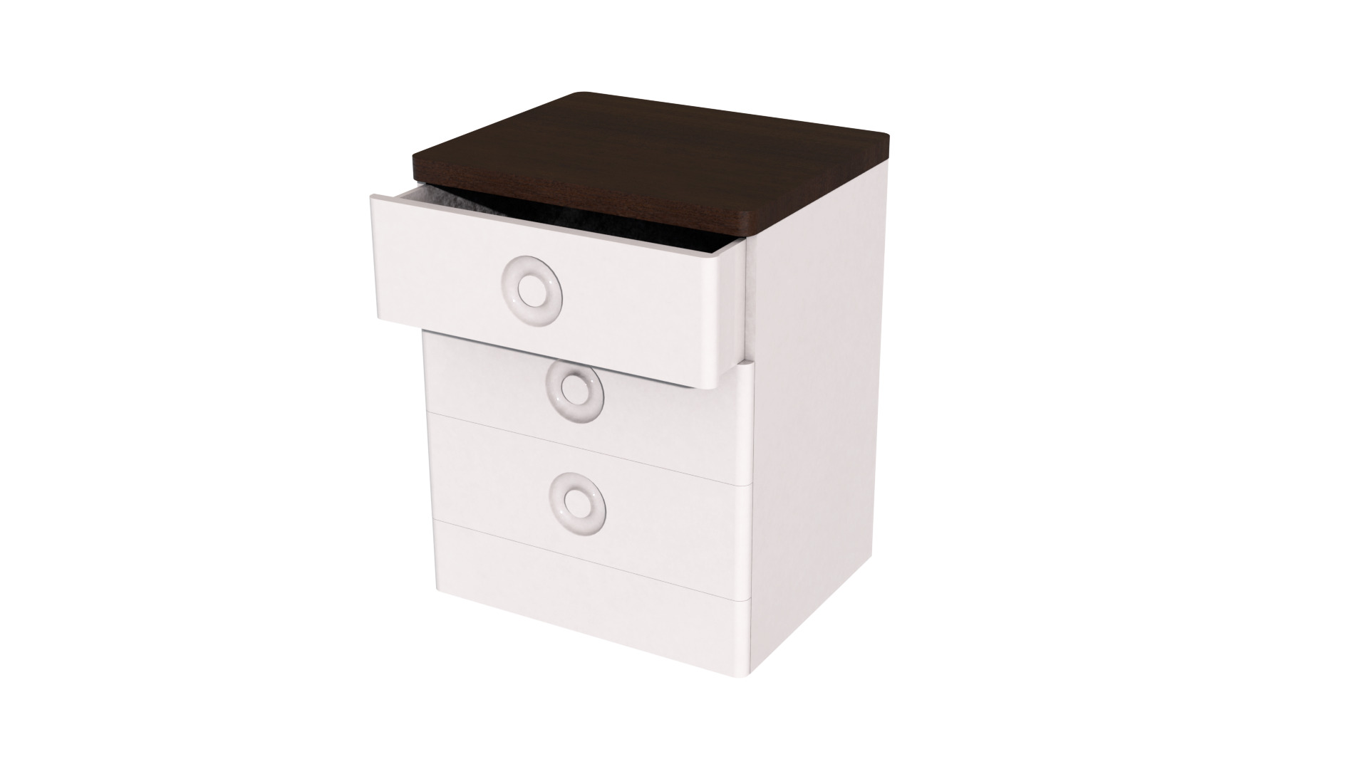 Chest Of Drawers 3D Model Low-poly 3D model_8