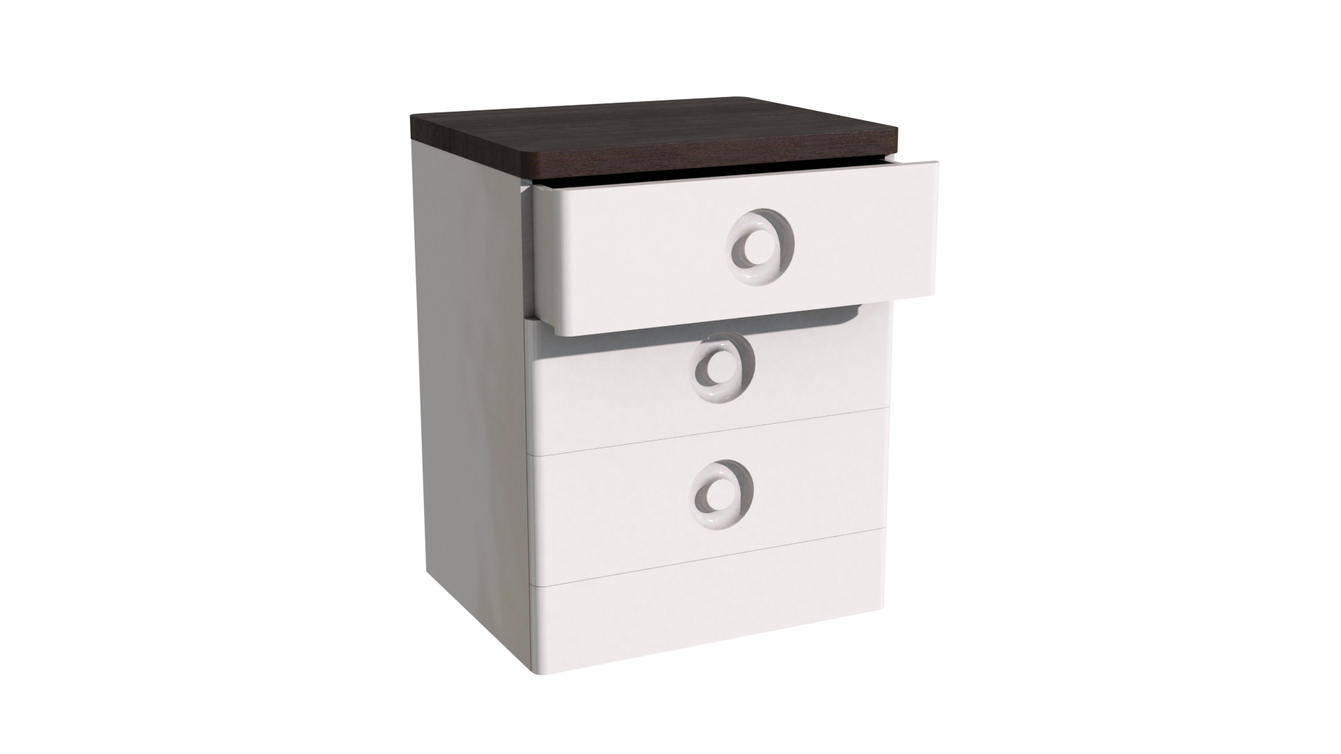 Chest Of Drawers 3D Model Low-poly 3D model_6