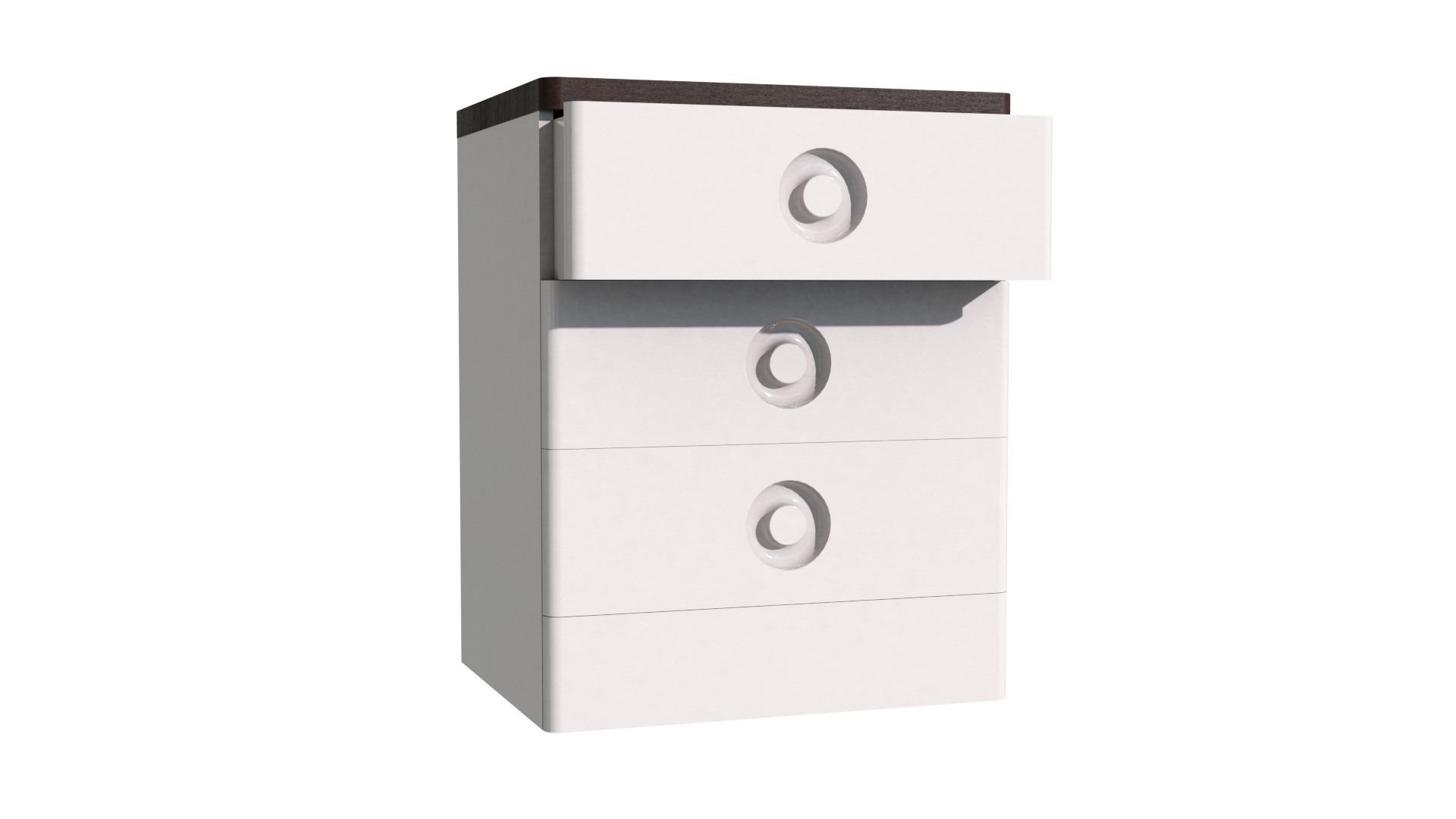 Chest Of Drawers 3D Model Low-poly 3D model_10