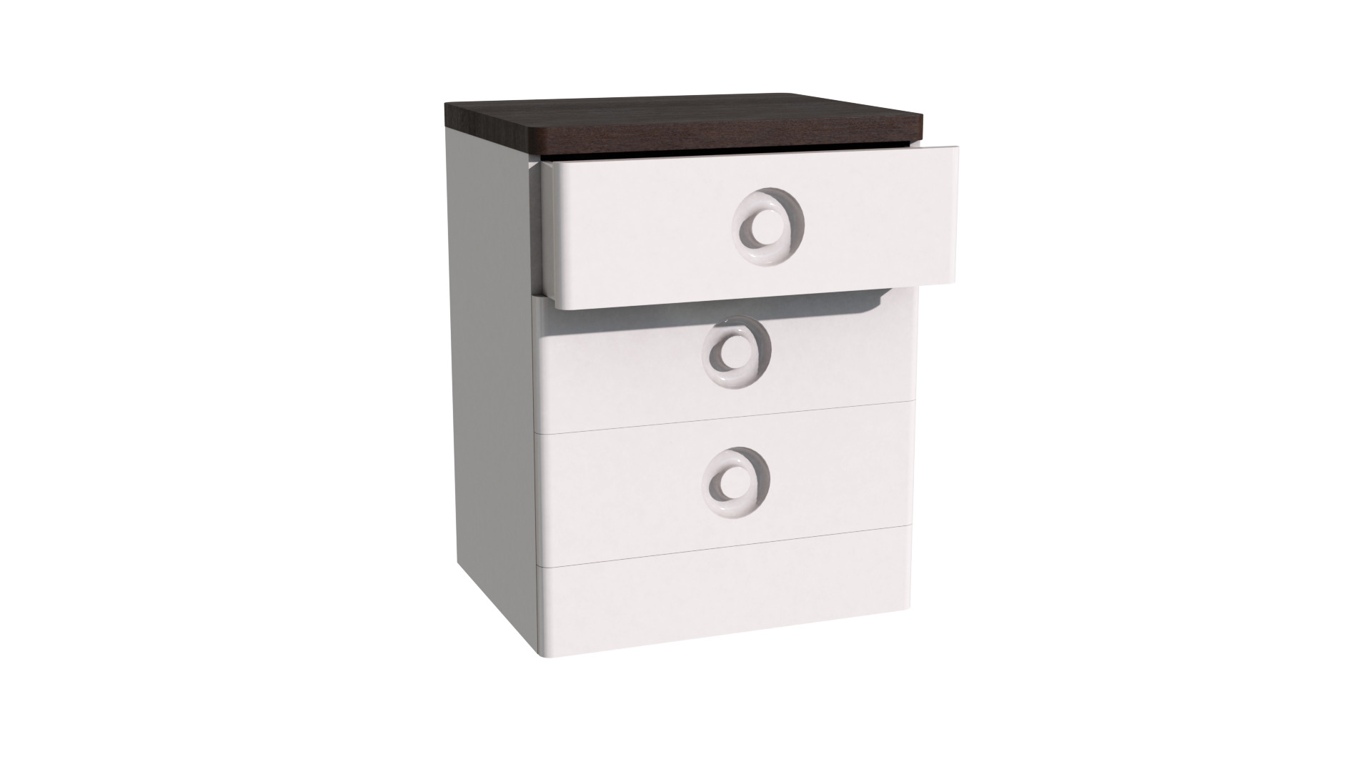 Chest Of Drawers 3D Model Low-poly 3D model_1