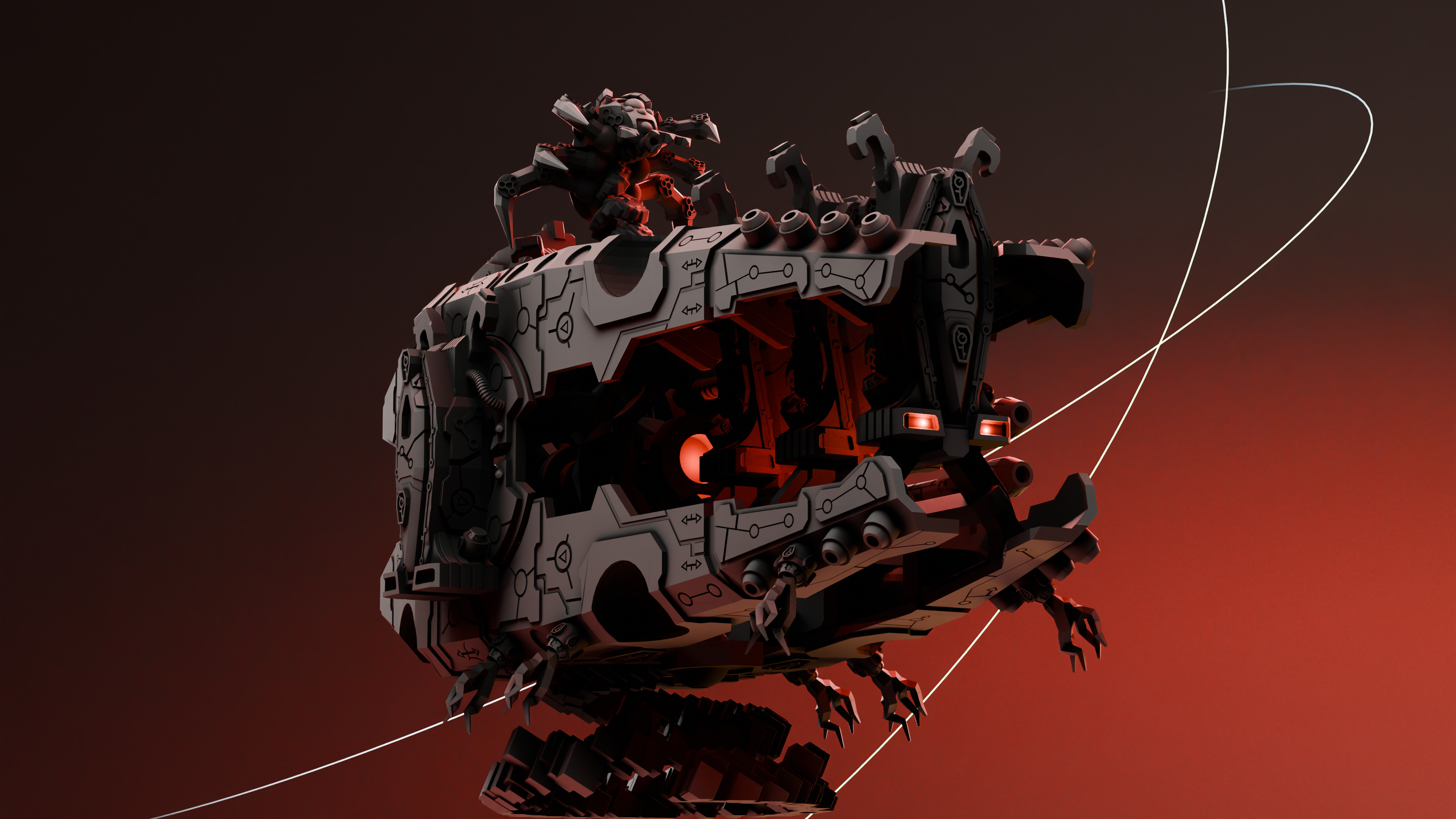 Eternal Dynasty Statis Troop Transport 3D print model_35