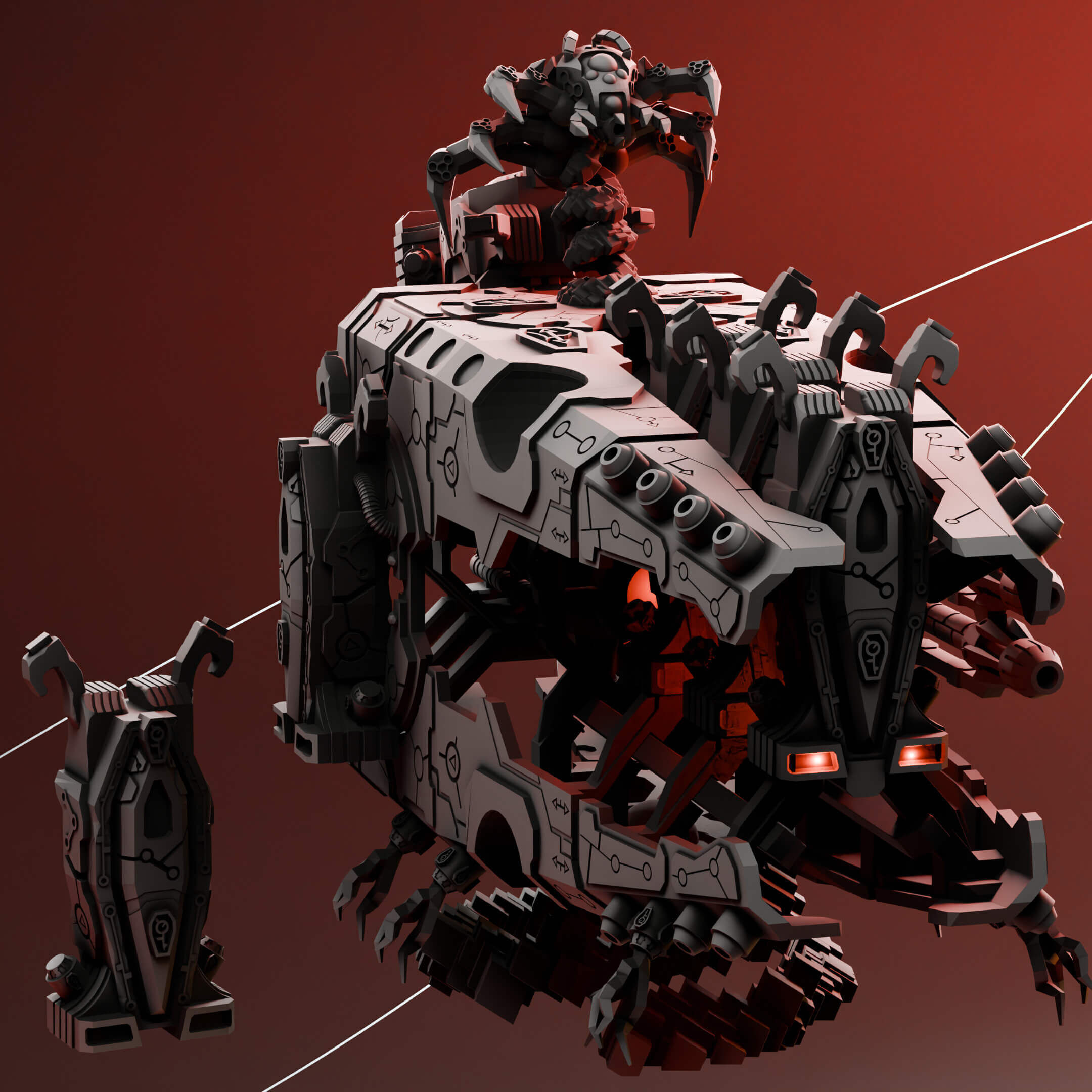 Eternal Dynasty Statis Troop Transport 3D print model_22