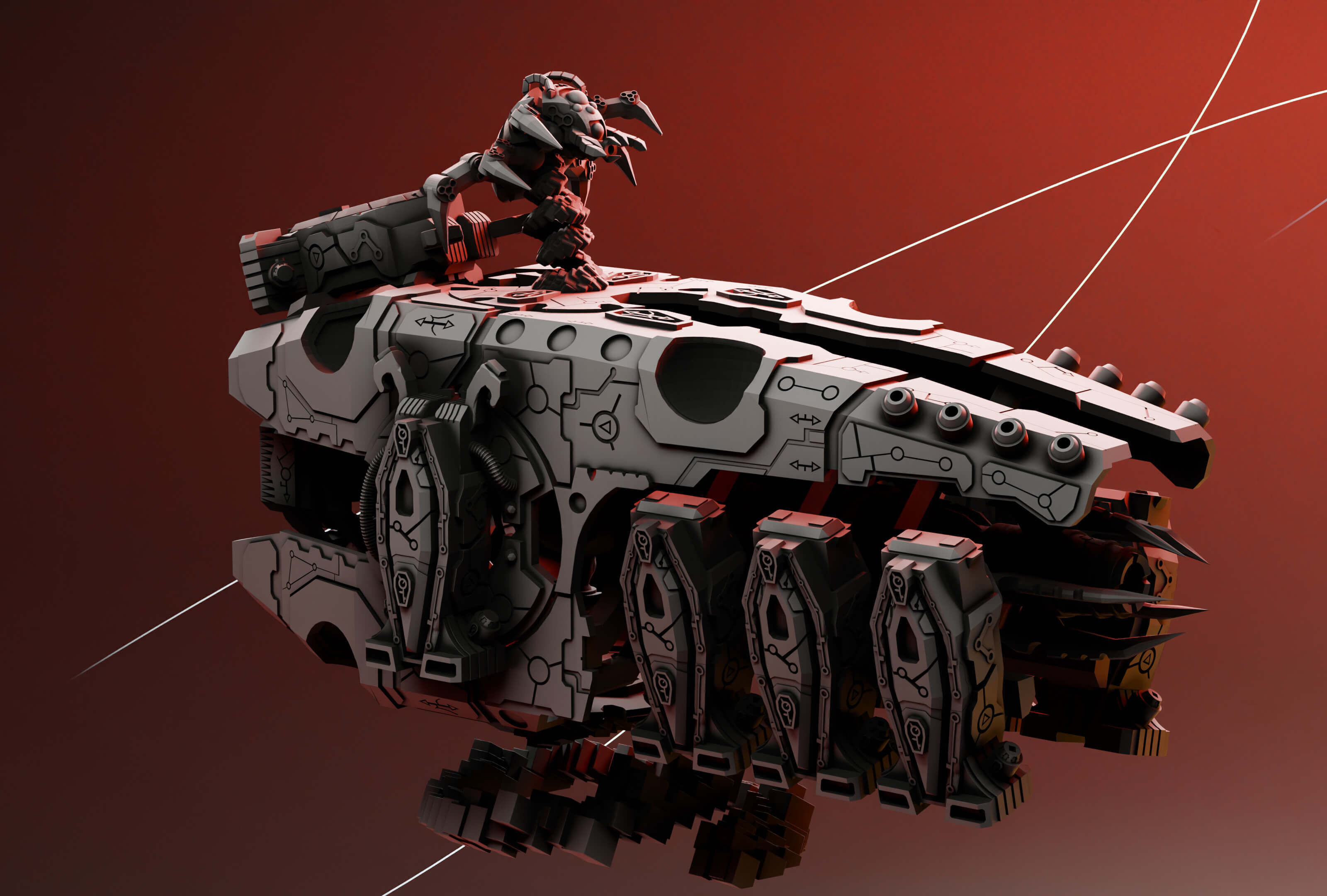 Eternal Dynasty Statis Troop Transport 3D print model_14