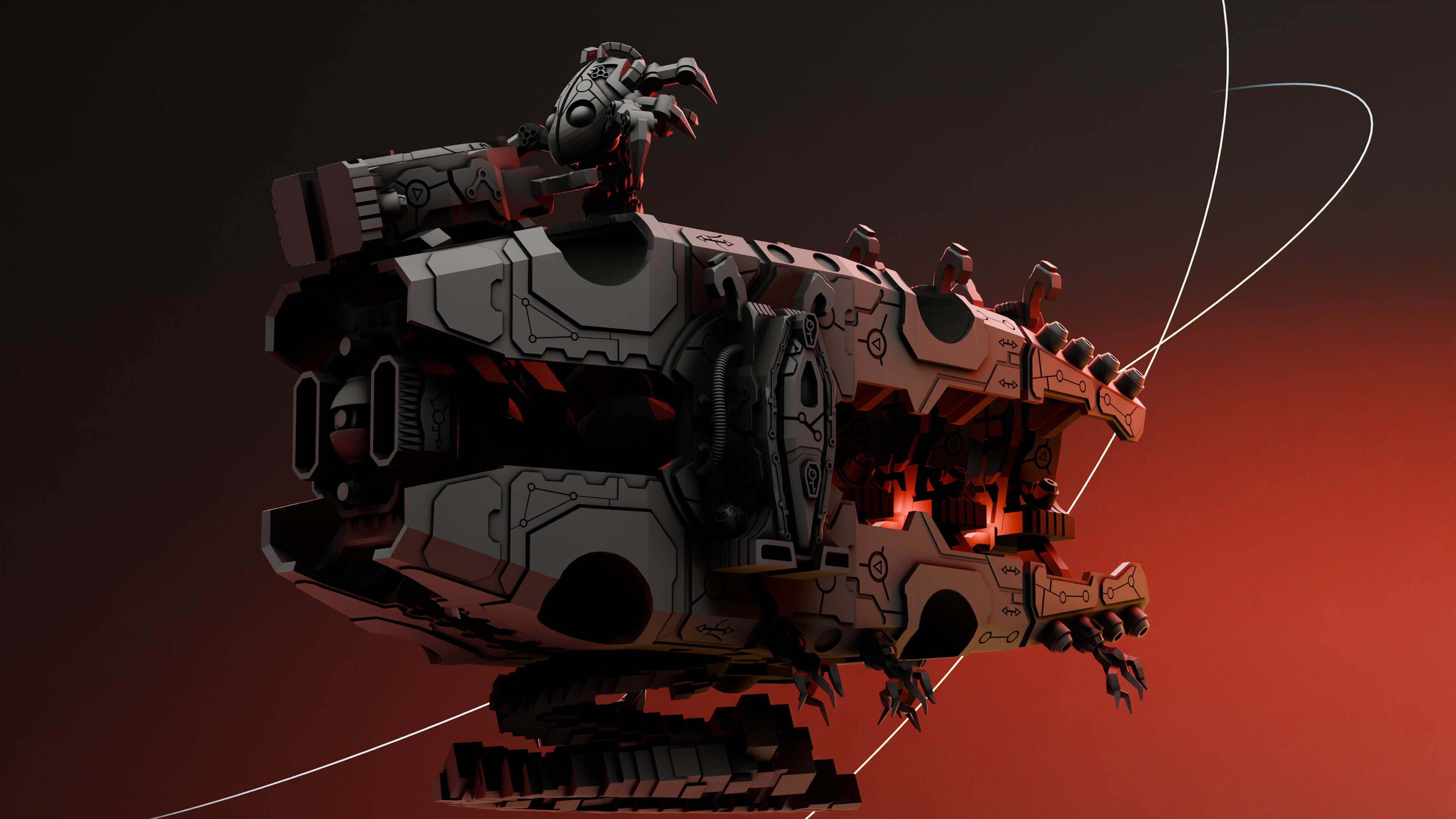 Eternal Dynasty Statis Troop Transport 3D print model_19