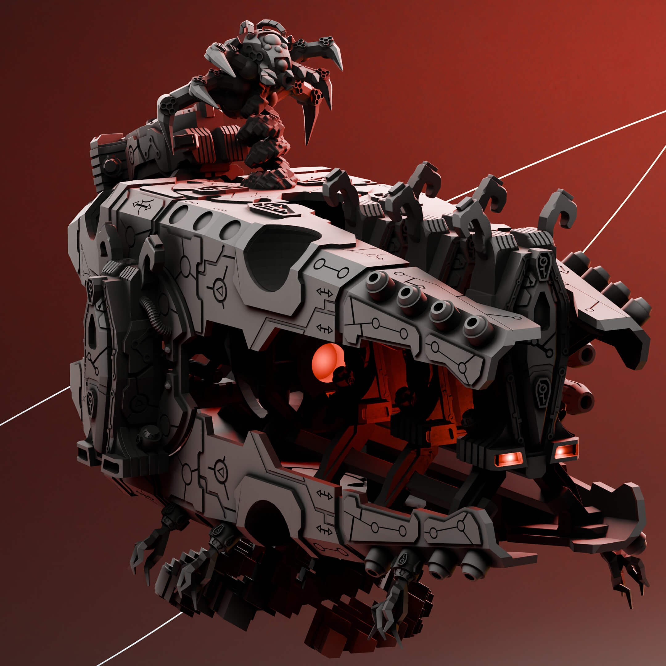 Eternal Dynasty Statis Troop Transport 3D print model_25