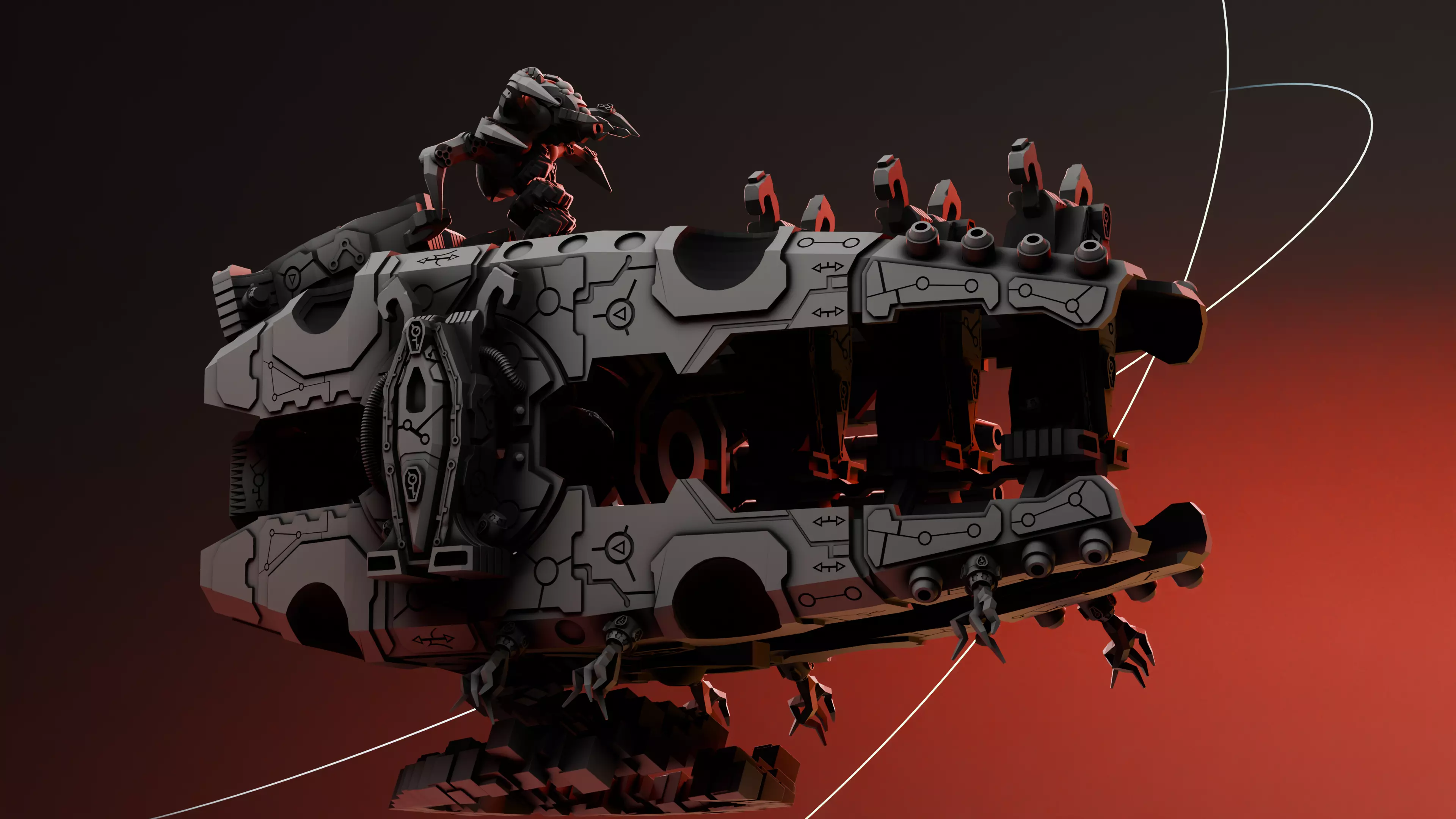 Eternal Dynasty Statis Troop Transport 3D print model_0