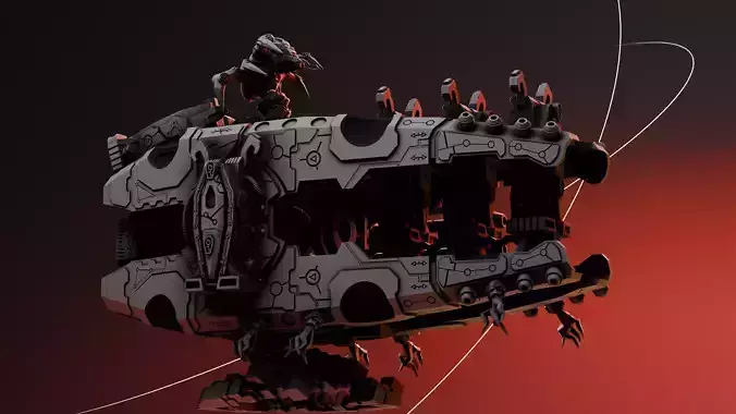 Eternal Dynasty Statis Troop Transport 3D print model