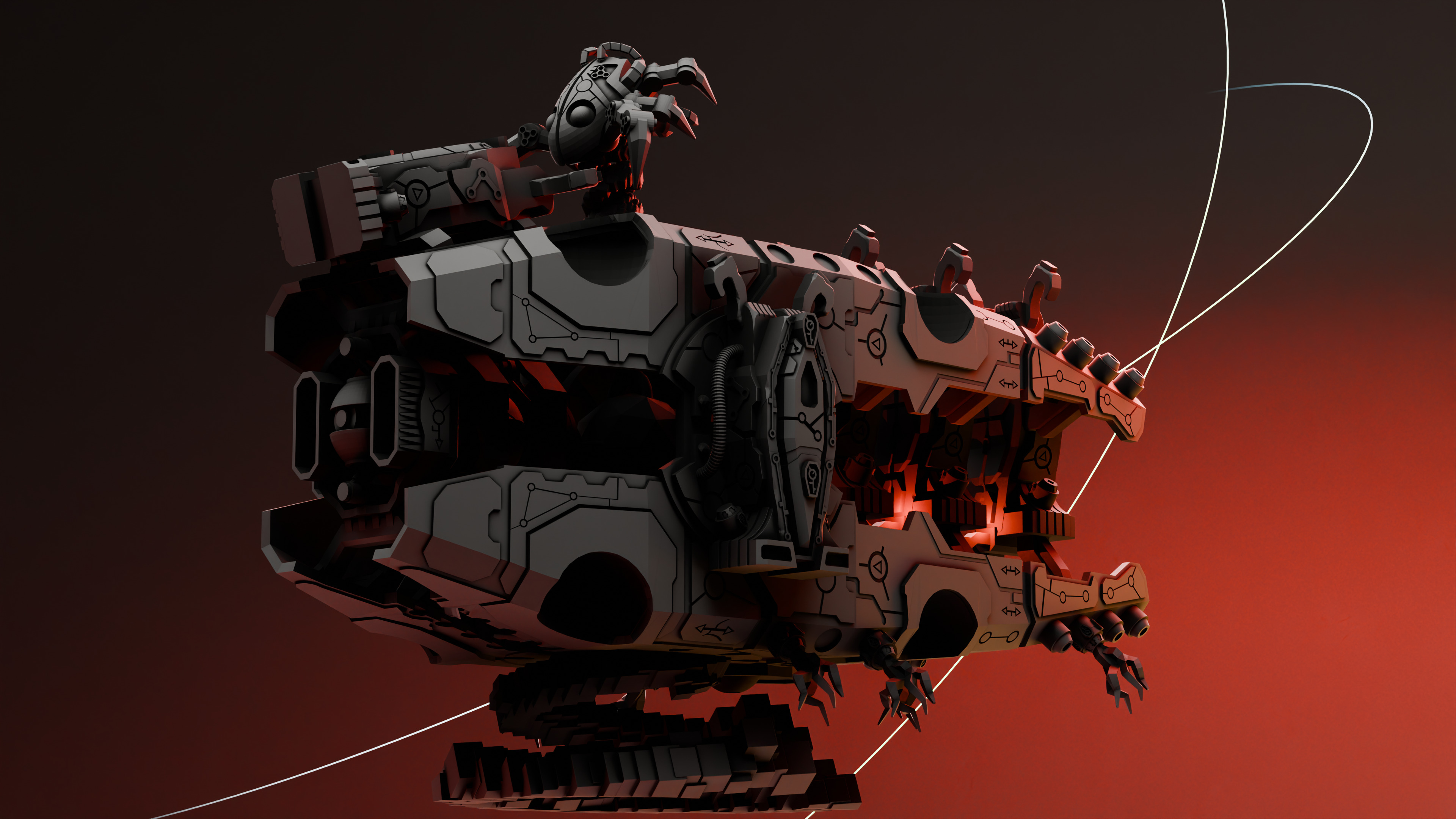 Eternal Dynasty Statis Troop Transport 3D print model_33