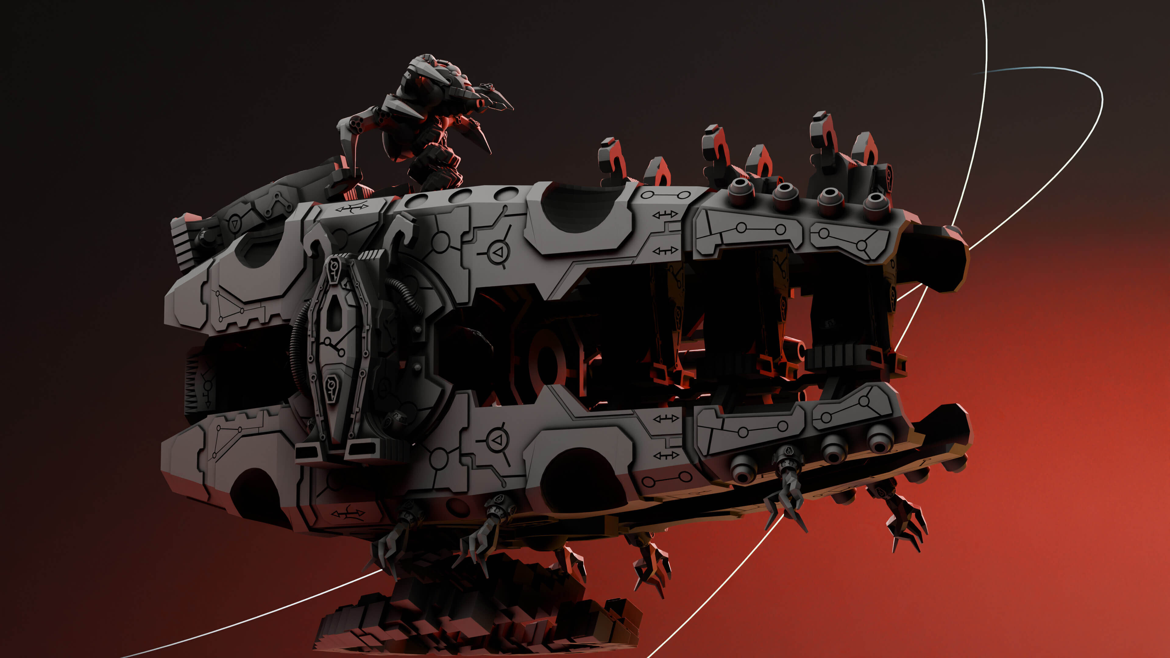 Eternal Dynasty Statis Troop Transport 3D print model_3