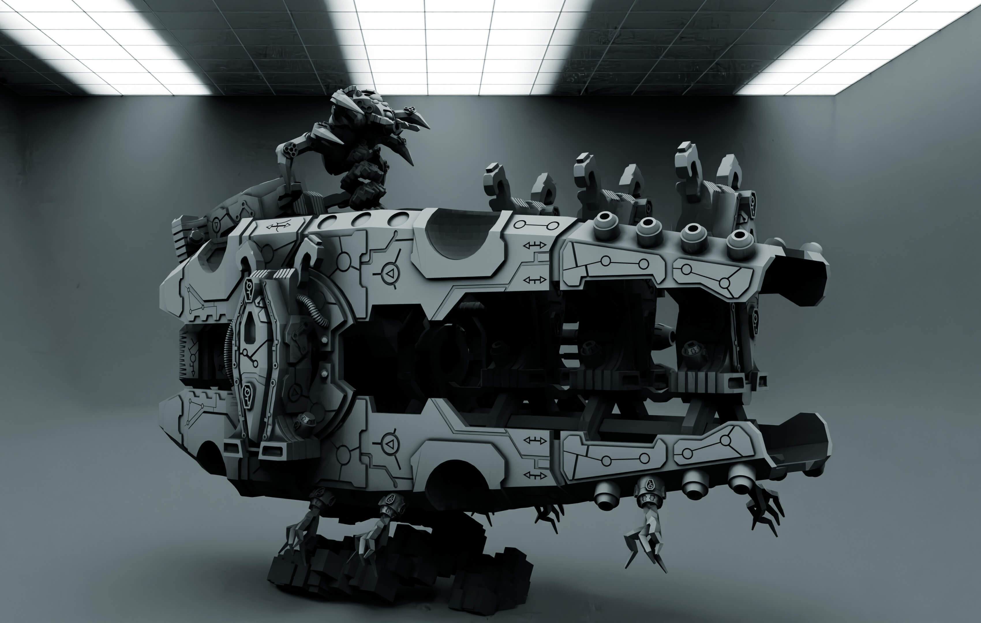 Eternal Dynasty Statis Troop Transport 3D print model_20