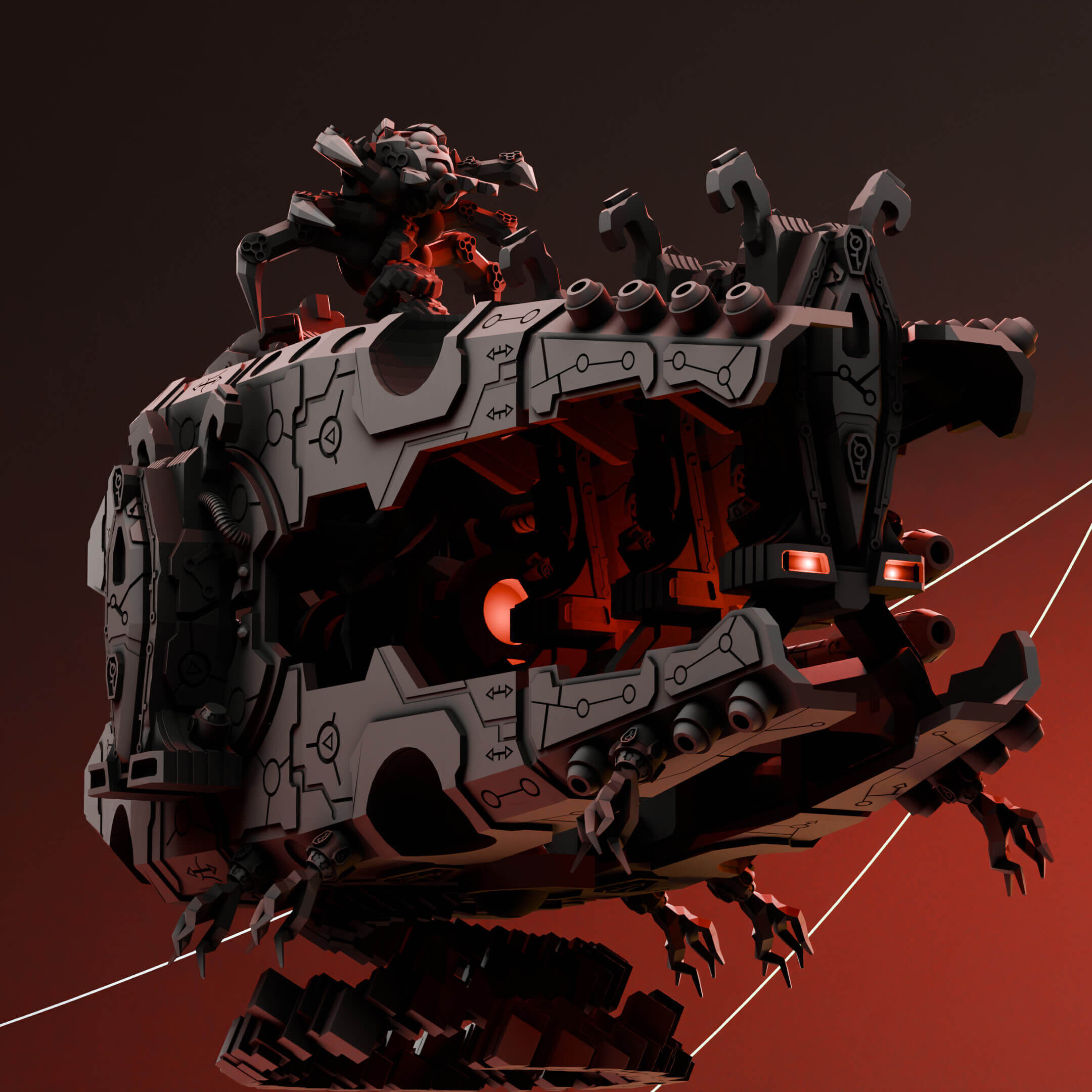 Eternal Dynasty Statis Troop Transport 3D print model_21