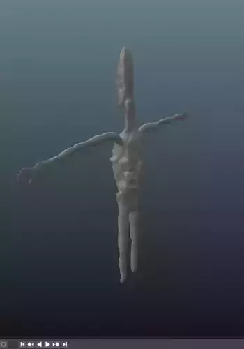 LOCKED IN ALIEN 3D MODEL