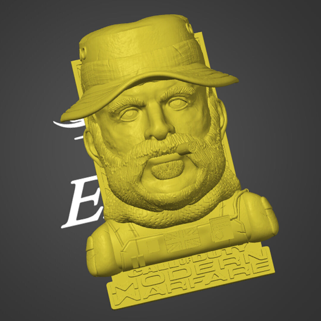 Call of Duty MW Captain Price v1 3D model_2