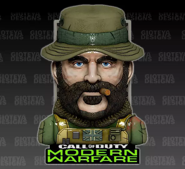 Call of Duty MW Captain Price v1 3D model_0