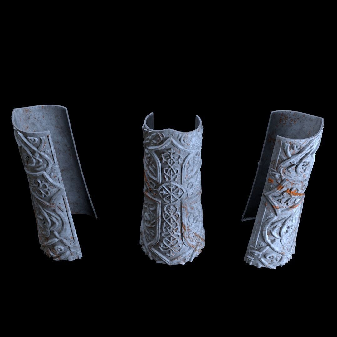 Paladin Bracers 3D print model_5