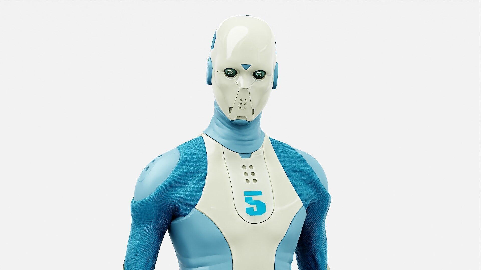 ROB-MECHA  E Rigged for Unreal Engine - Unity - MIXAMO 3D model_24