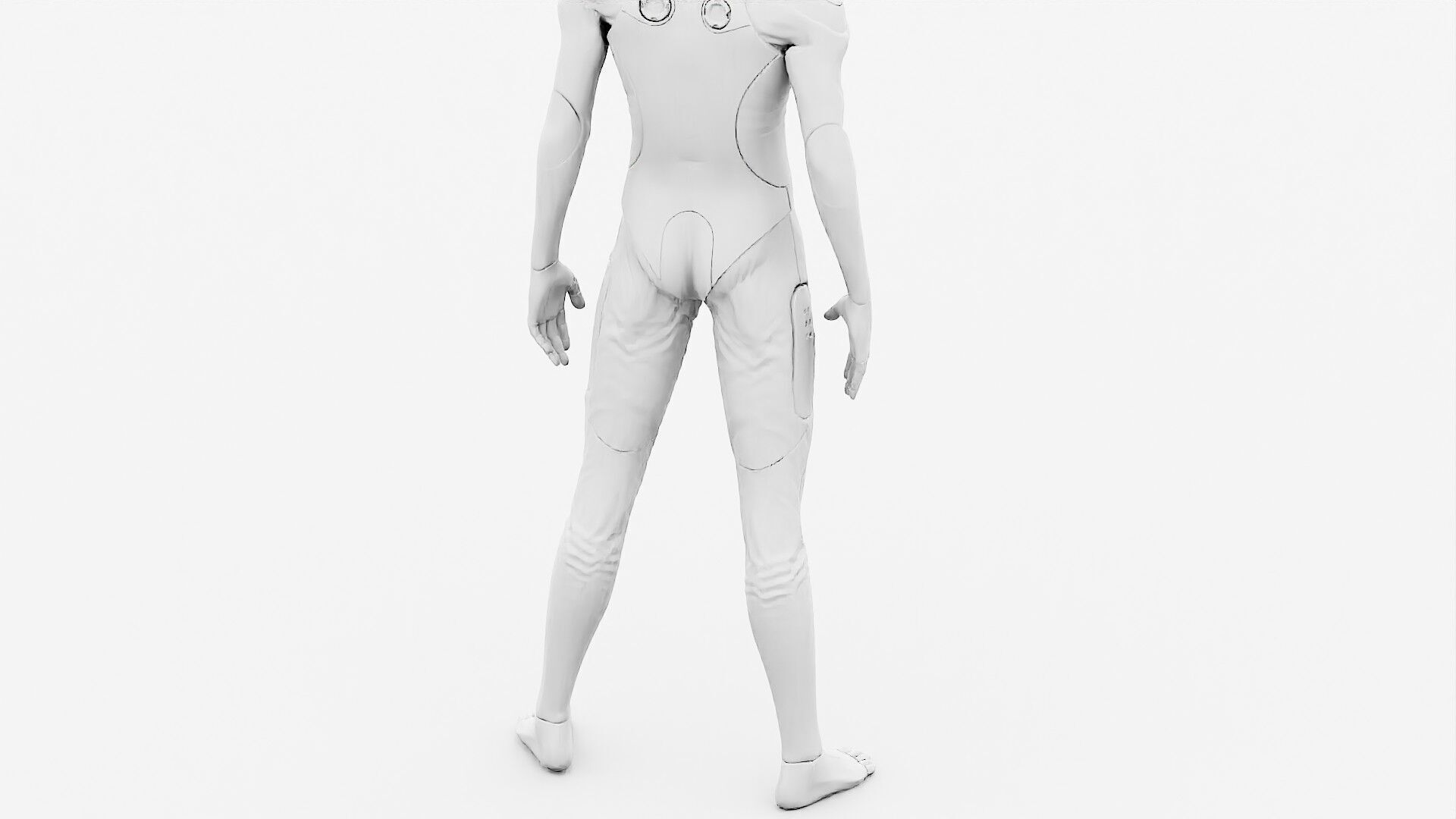 ROB-MECHA  E Rigged for Unreal Engine - Unity - MIXAMO 3D model_36