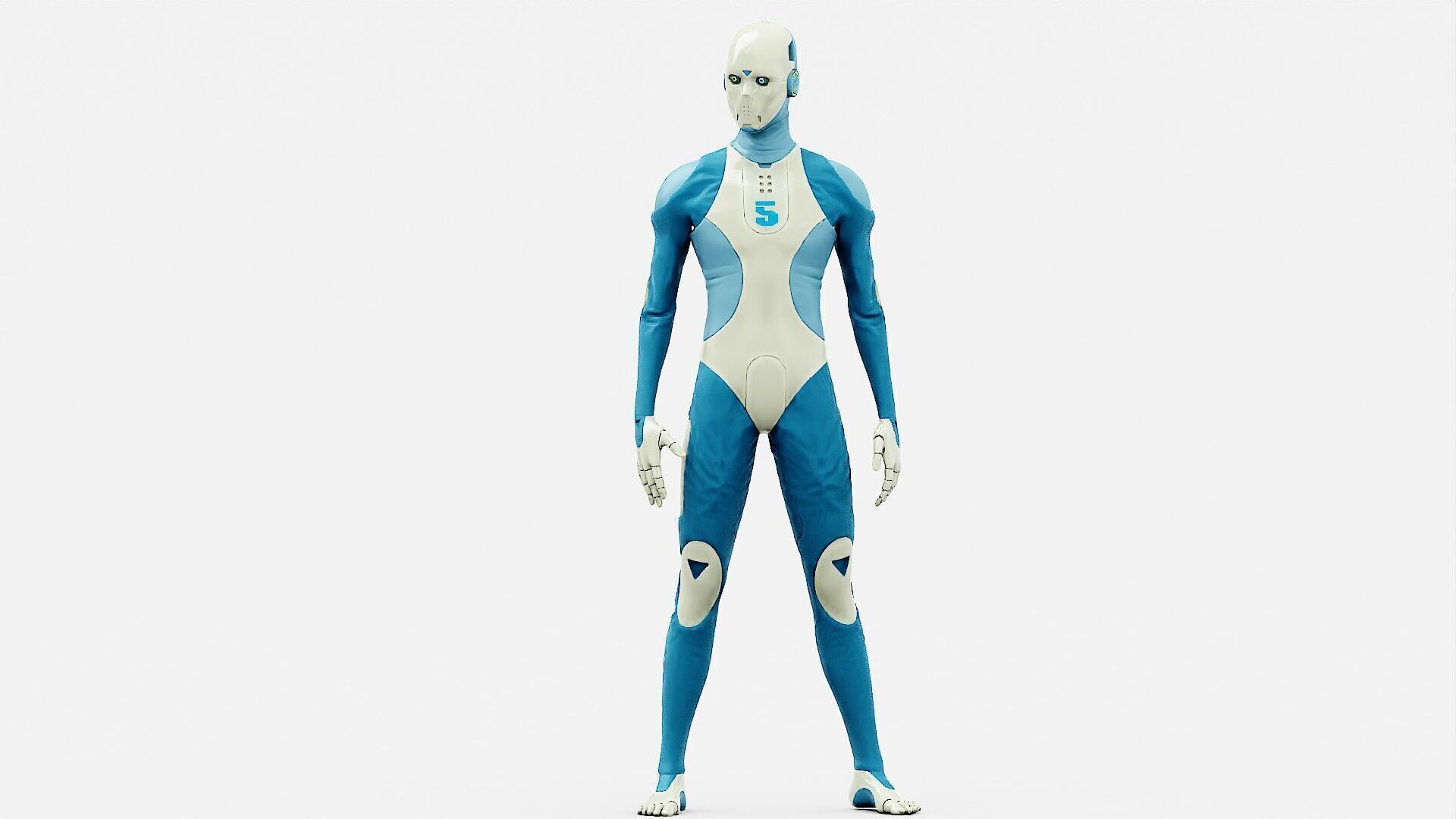 ROB-MECHA  E Rigged for Unreal Engine - Unity - MIXAMO 3D model_4