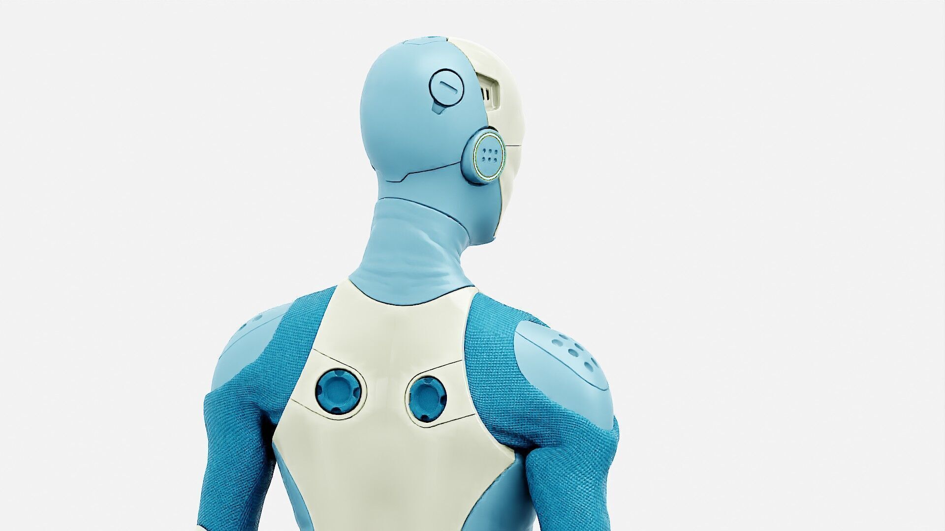 ROB-MECHA  E Rigged for Unreal Engine - Unity - MIXAMO 3D model_26