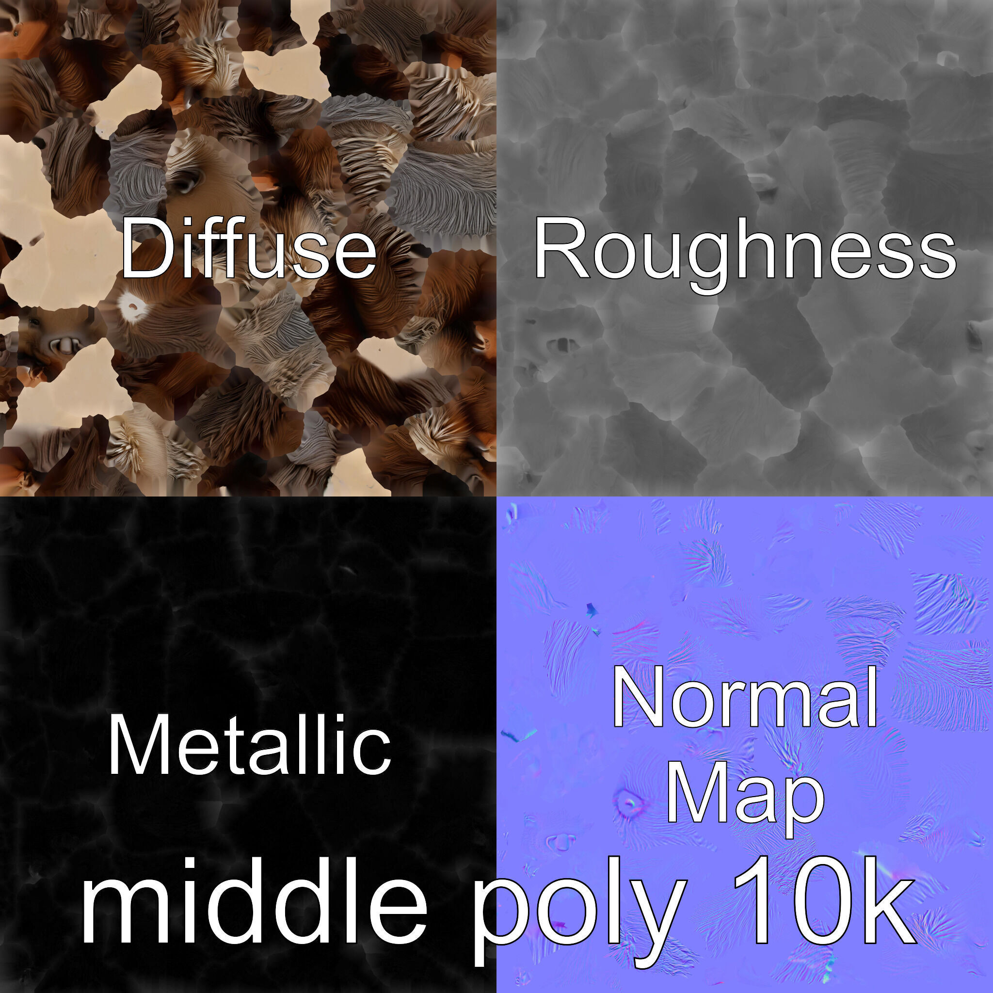 Peaceful Nutria Riverside Nap 3D Model Low-poly 3D model_30