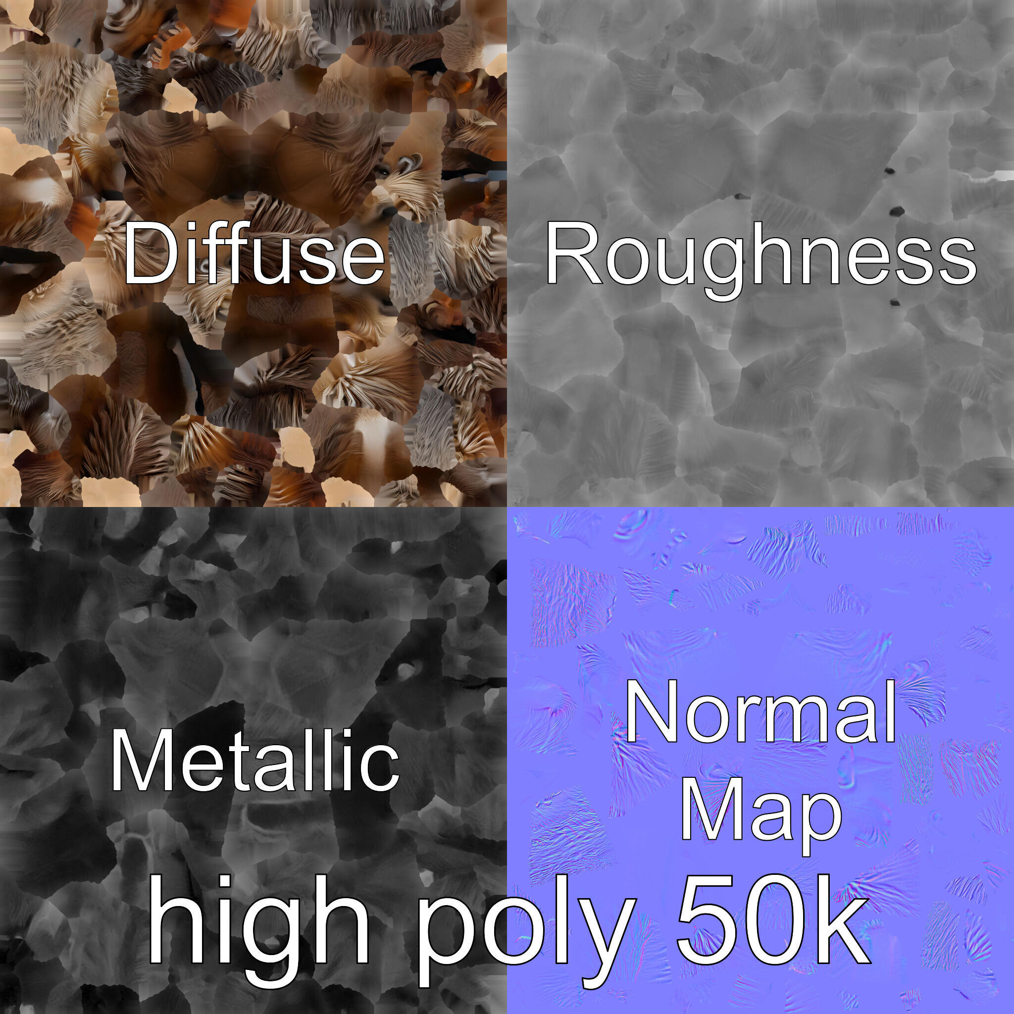 Peaceful Nutria Riverside Nap 3D Model Low-poly 3D model_29