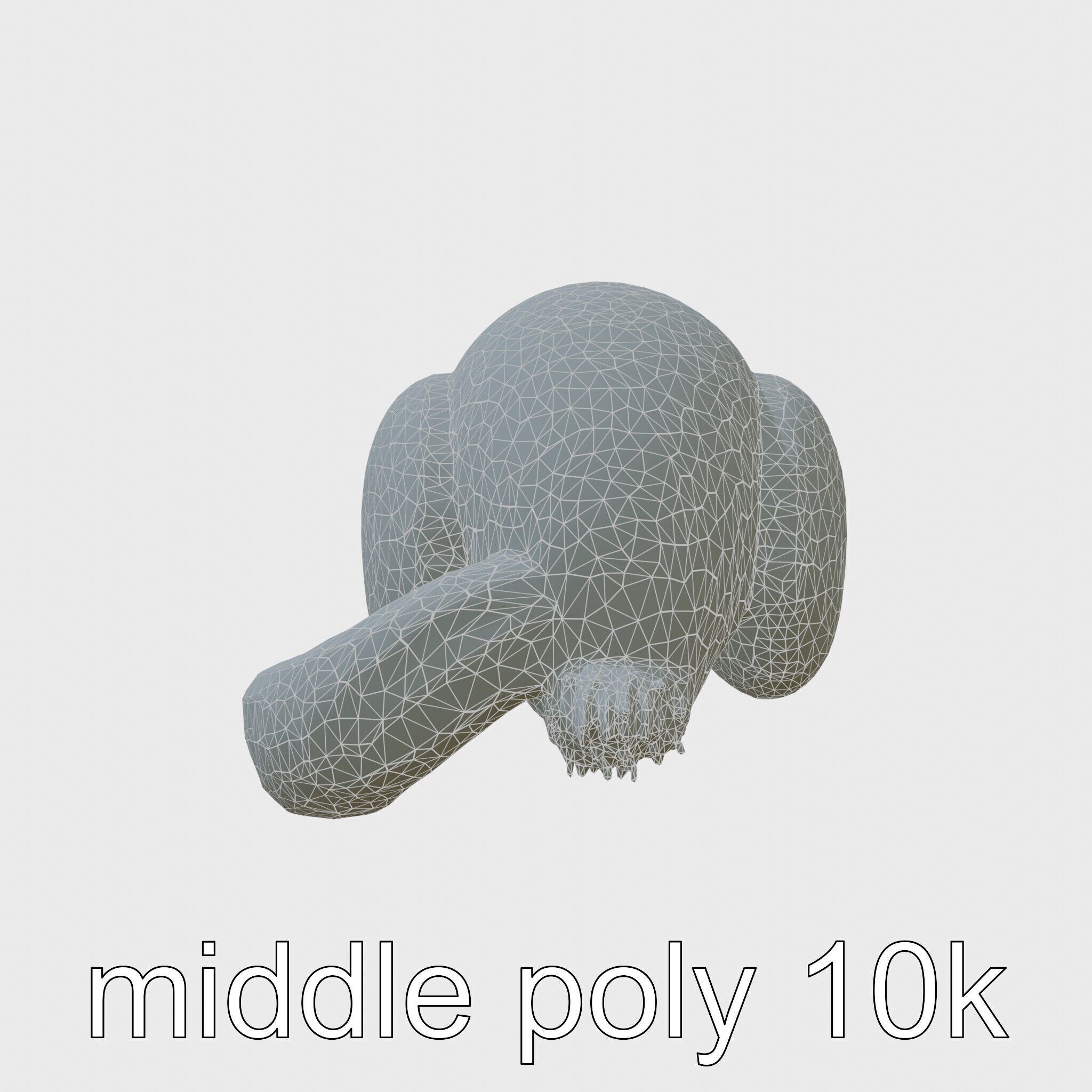 Peaceful Nutria Riverside Nap 3D Model Low-poly 3D model_9